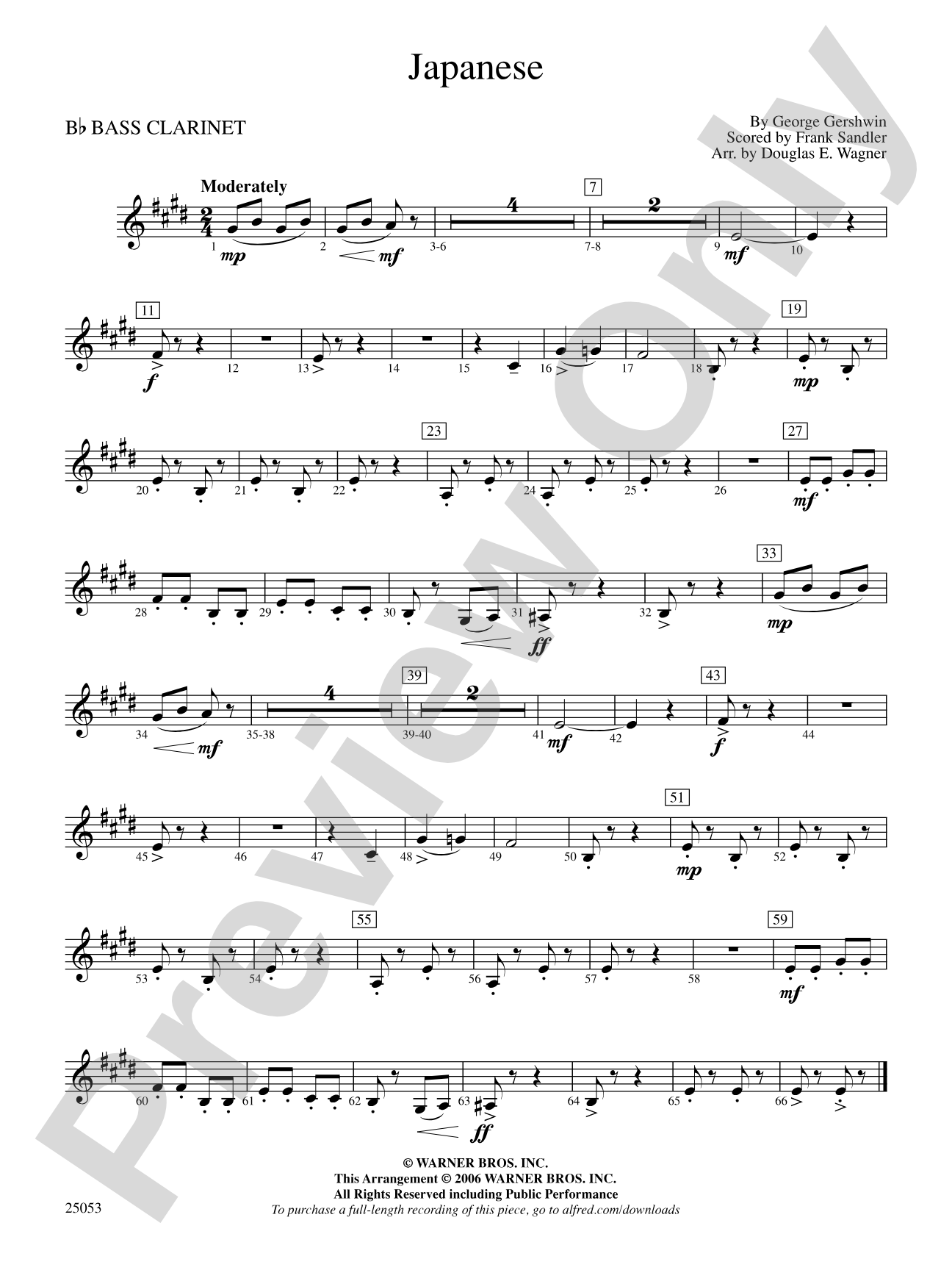 Japanese: B-flat Bass Clarinet
