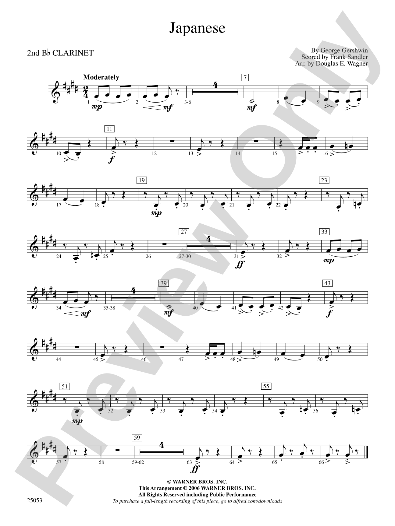 Japanese: 2nd B-flat Clarinet