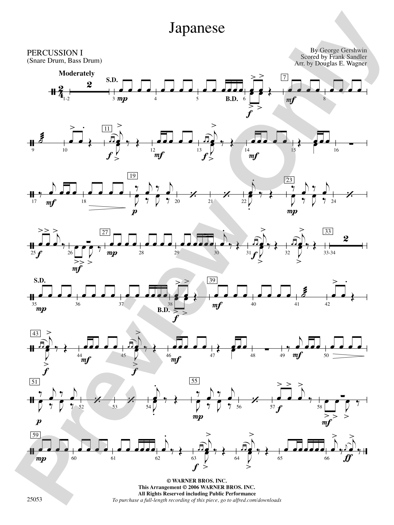 Japanese: 1st Percussion