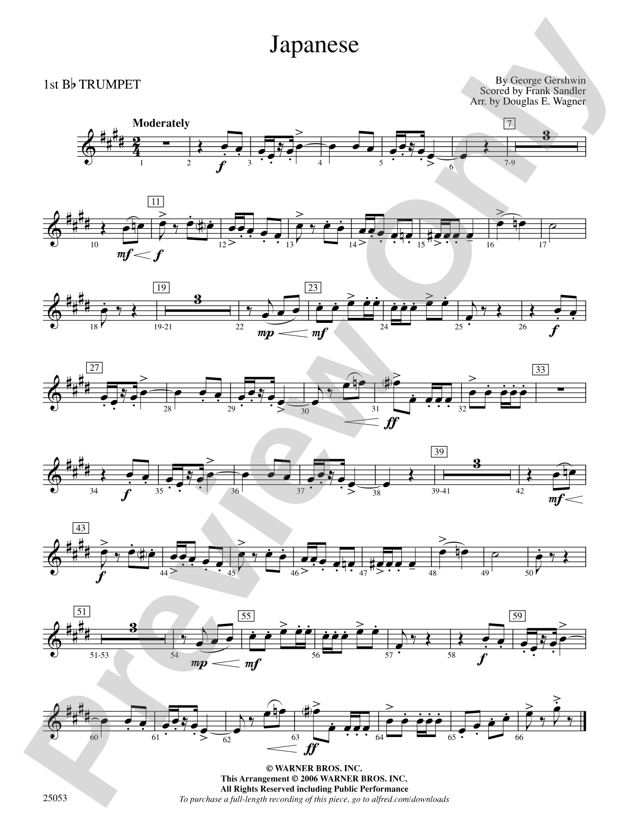 Japanese: 1st B-flat Trumpet