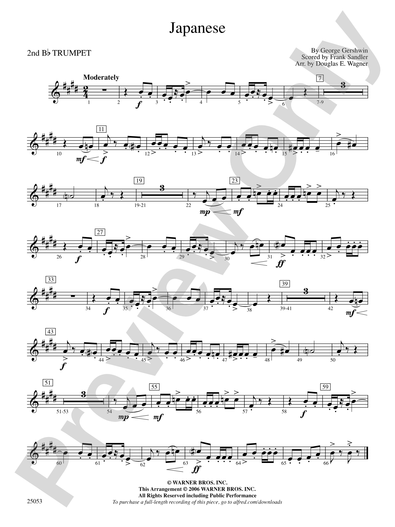 Japanese: 2nd B-flat Trumpet
