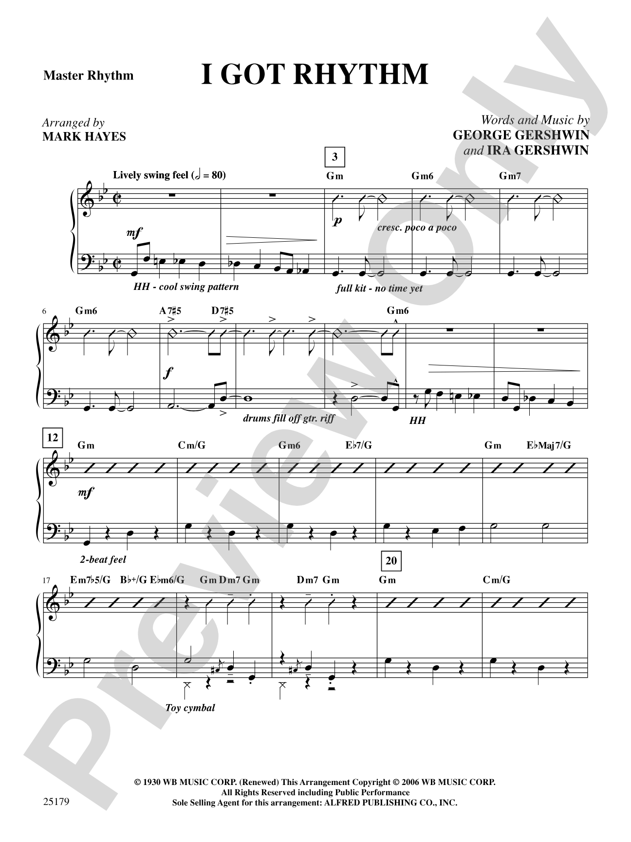 I Got Rhythm: Choral SoundPax