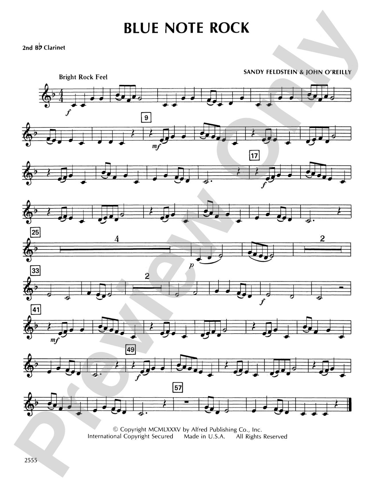Blue Note Rock: 2nd B-flat Clarinet