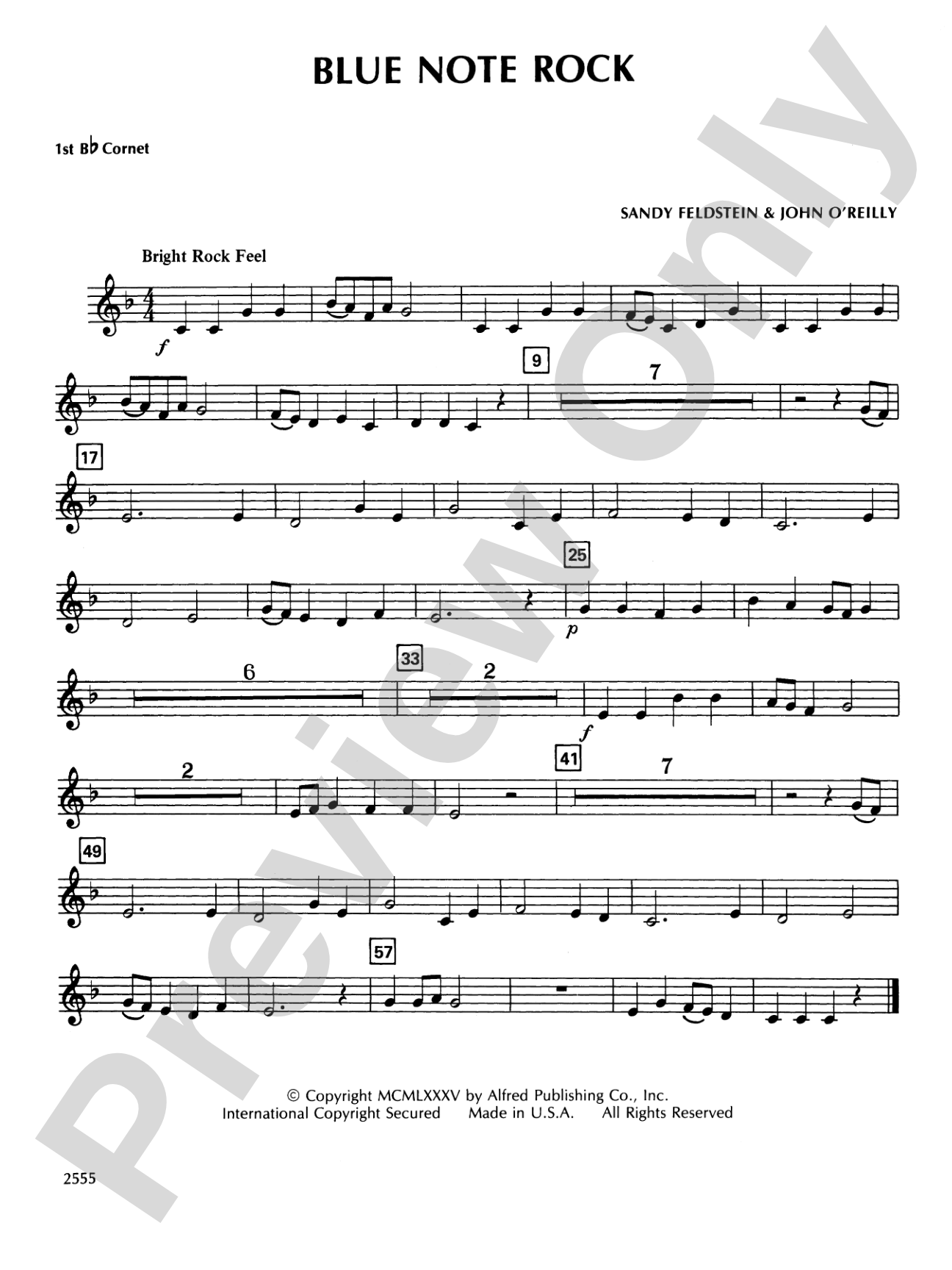 Blue Note Rock: 1st B-flat Cornet