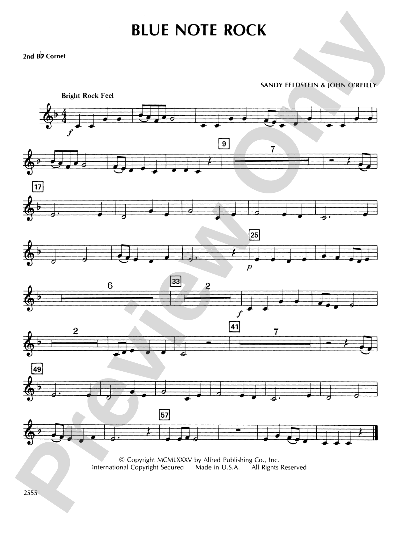 Blue Note Rock: 2nd B-flat Cornet