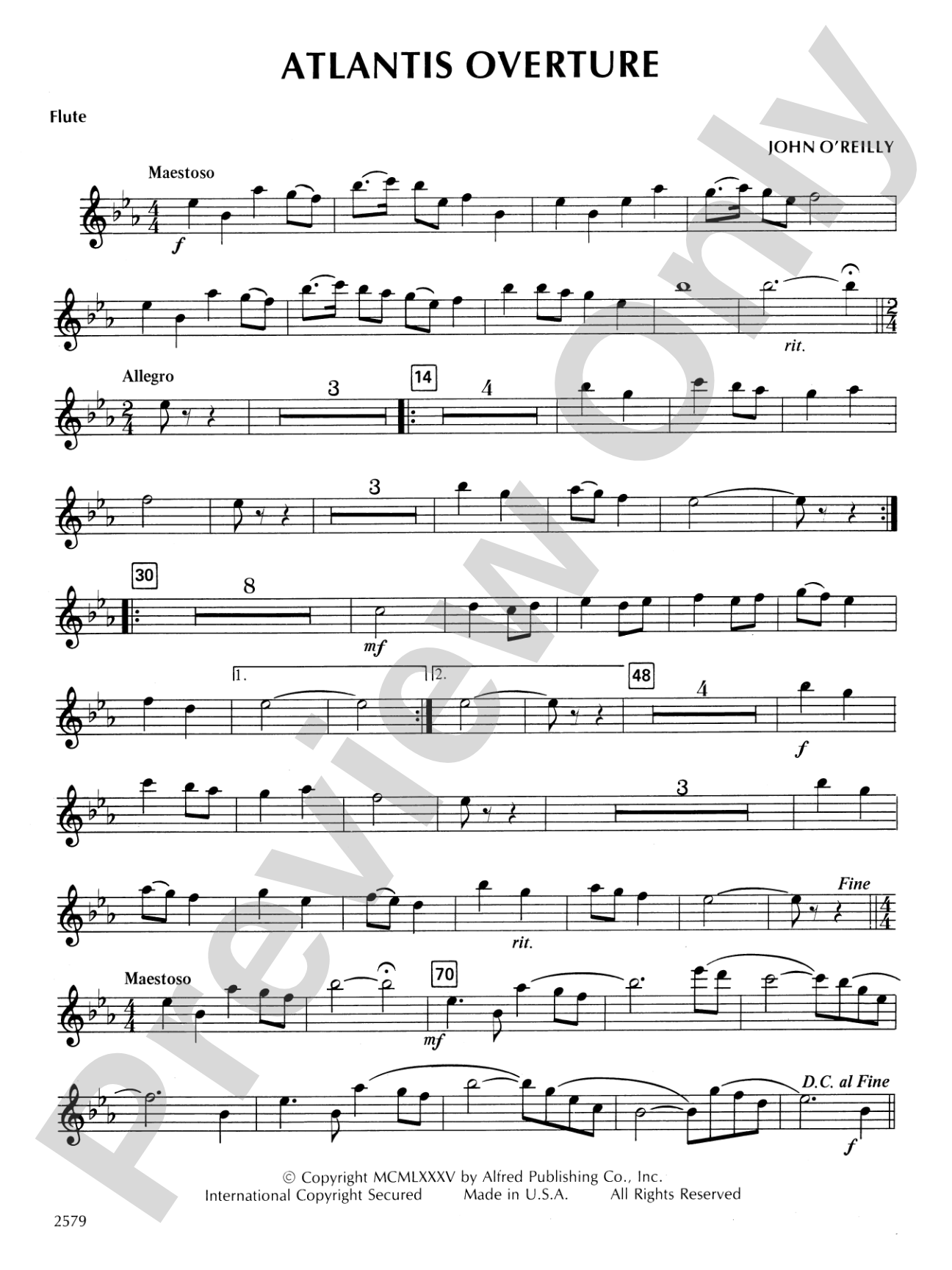 Atlantis Overture: Flute