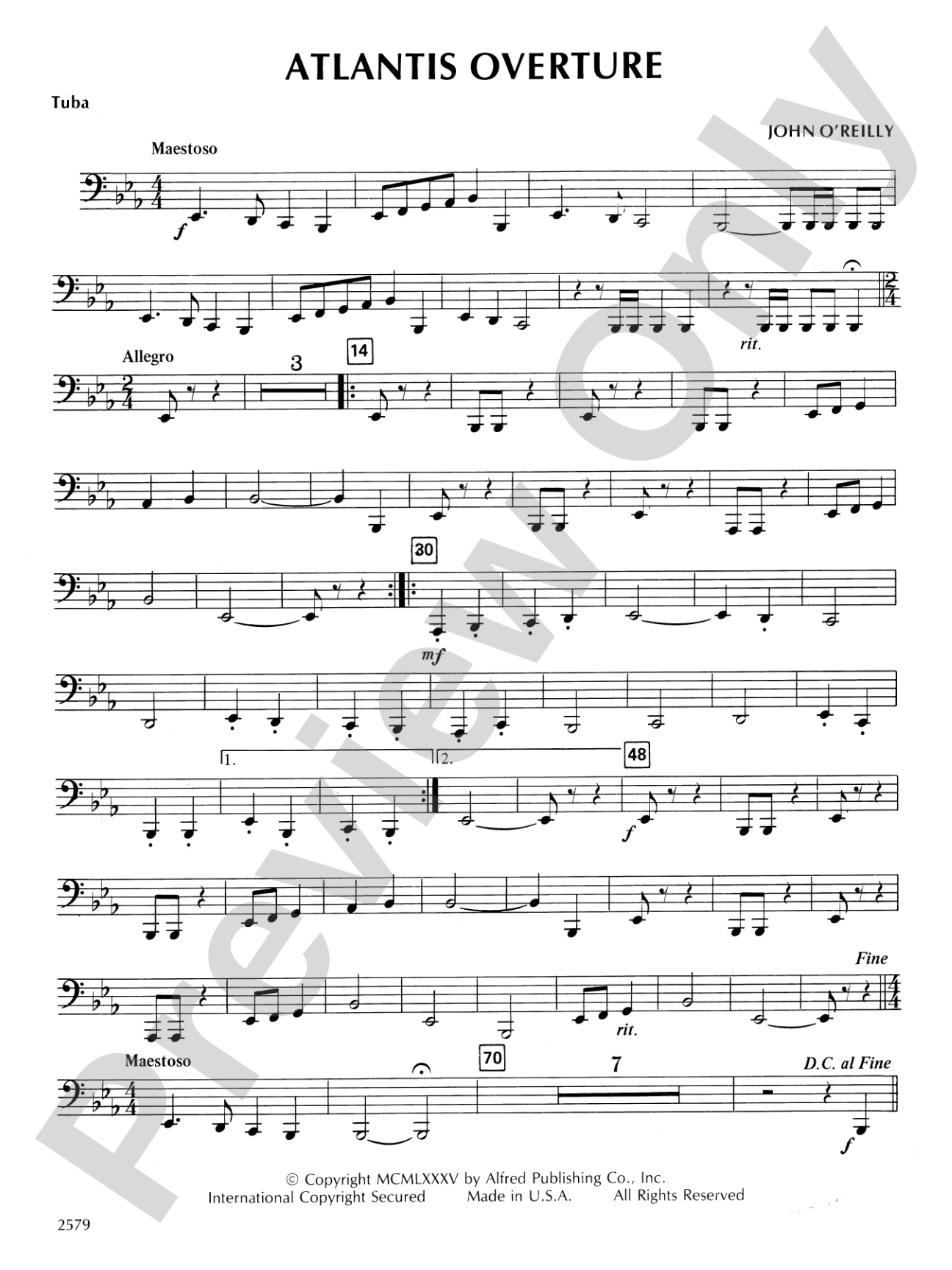 Atlantis Overture: Tuba