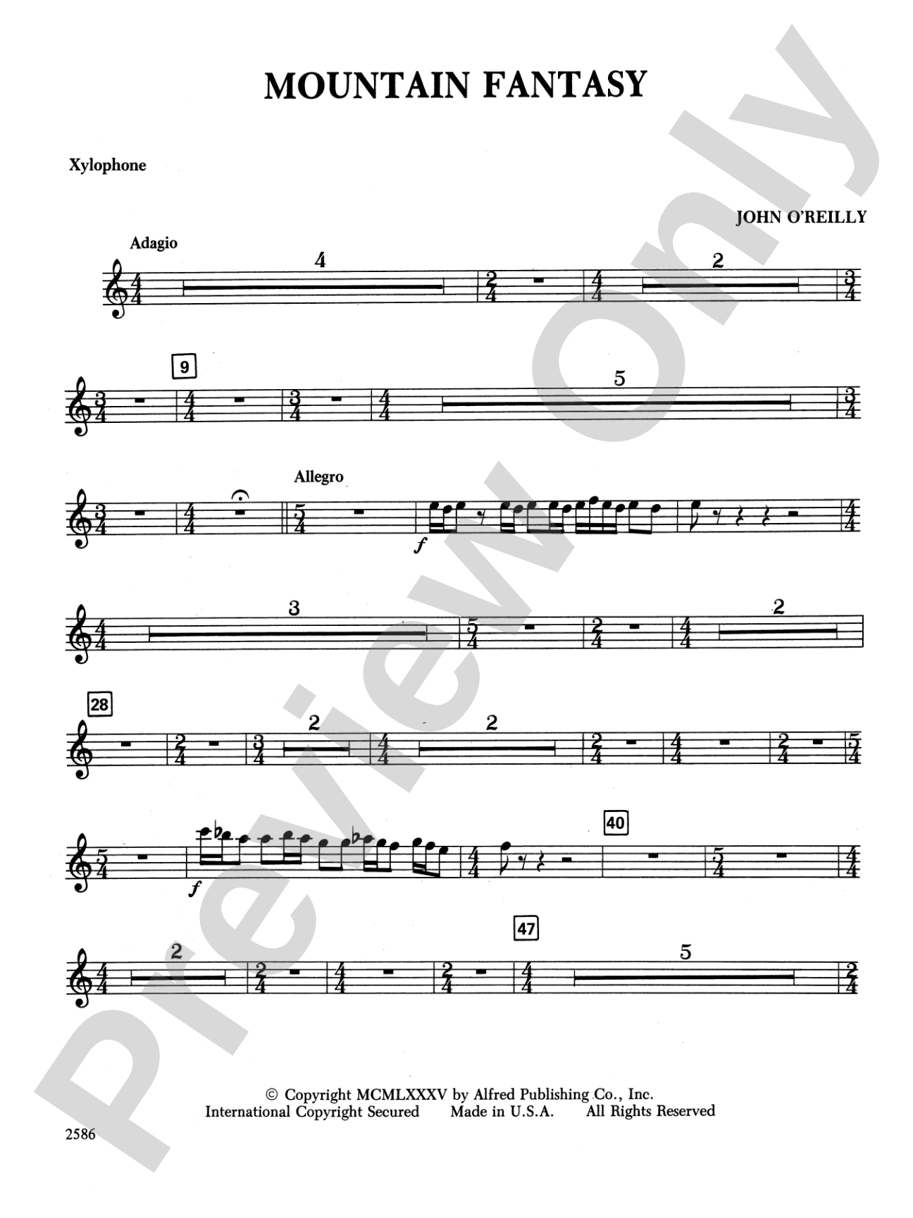 Mountain Fantasy: Xylophone