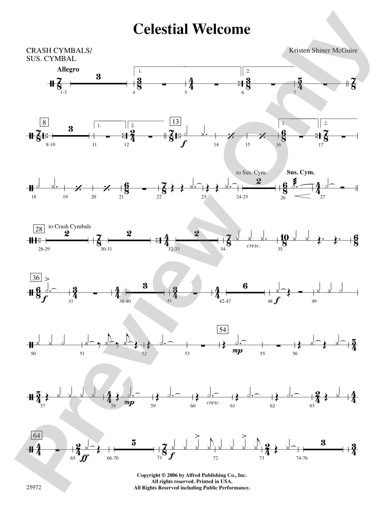 Celestial Welcome: Cymbals