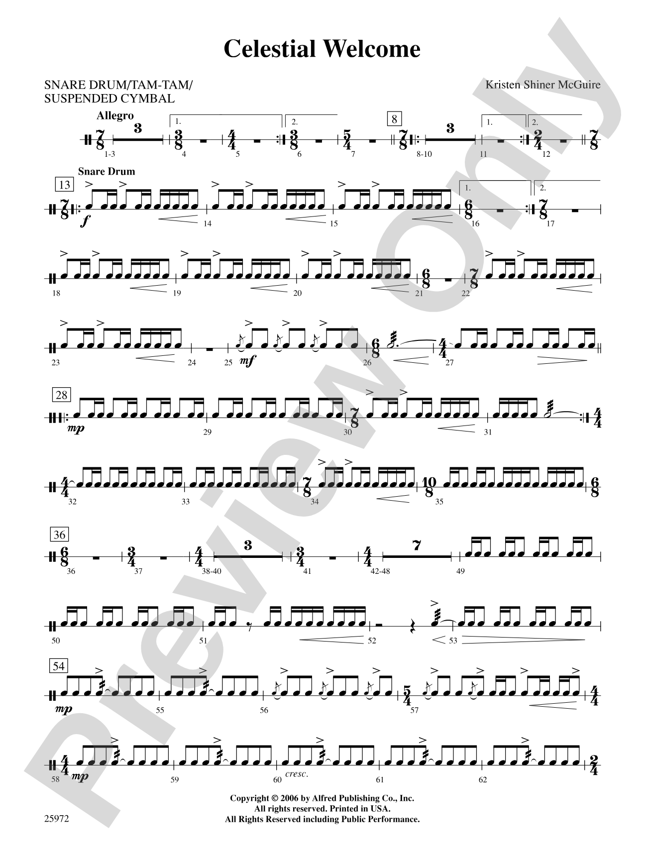 Celestial Welcome: Snare Drum