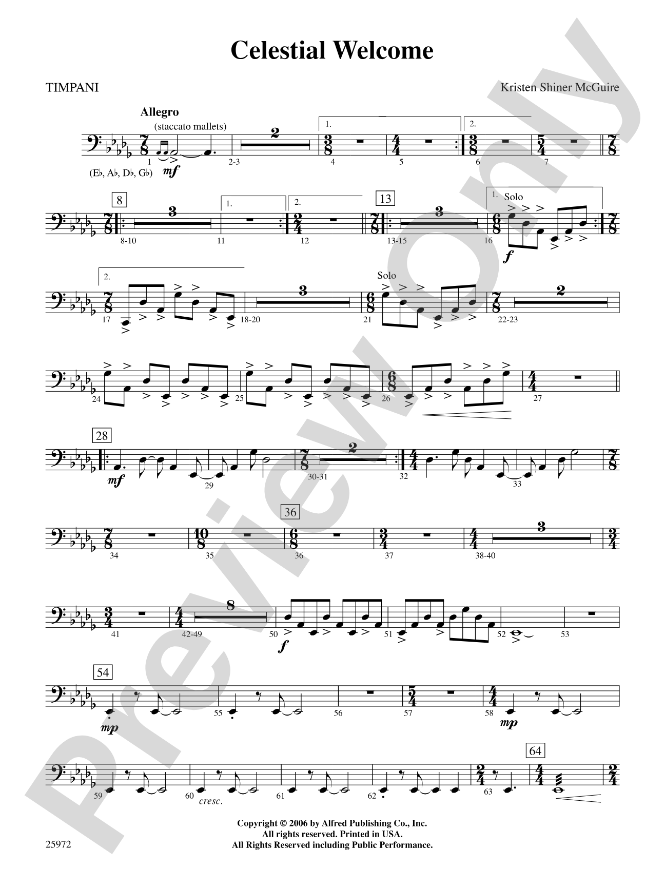Celestial Welcome: Timpani