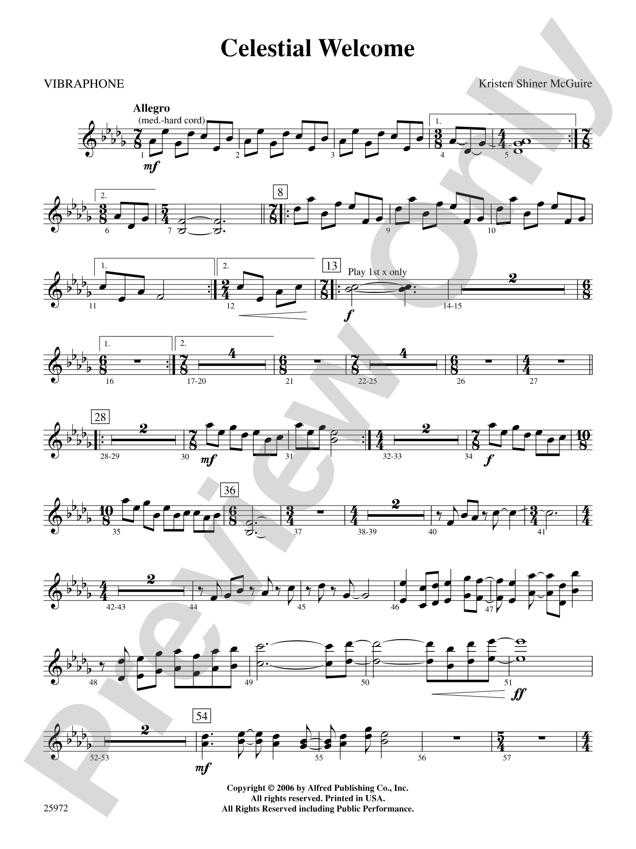 Celestial Welcome: Vibraphone