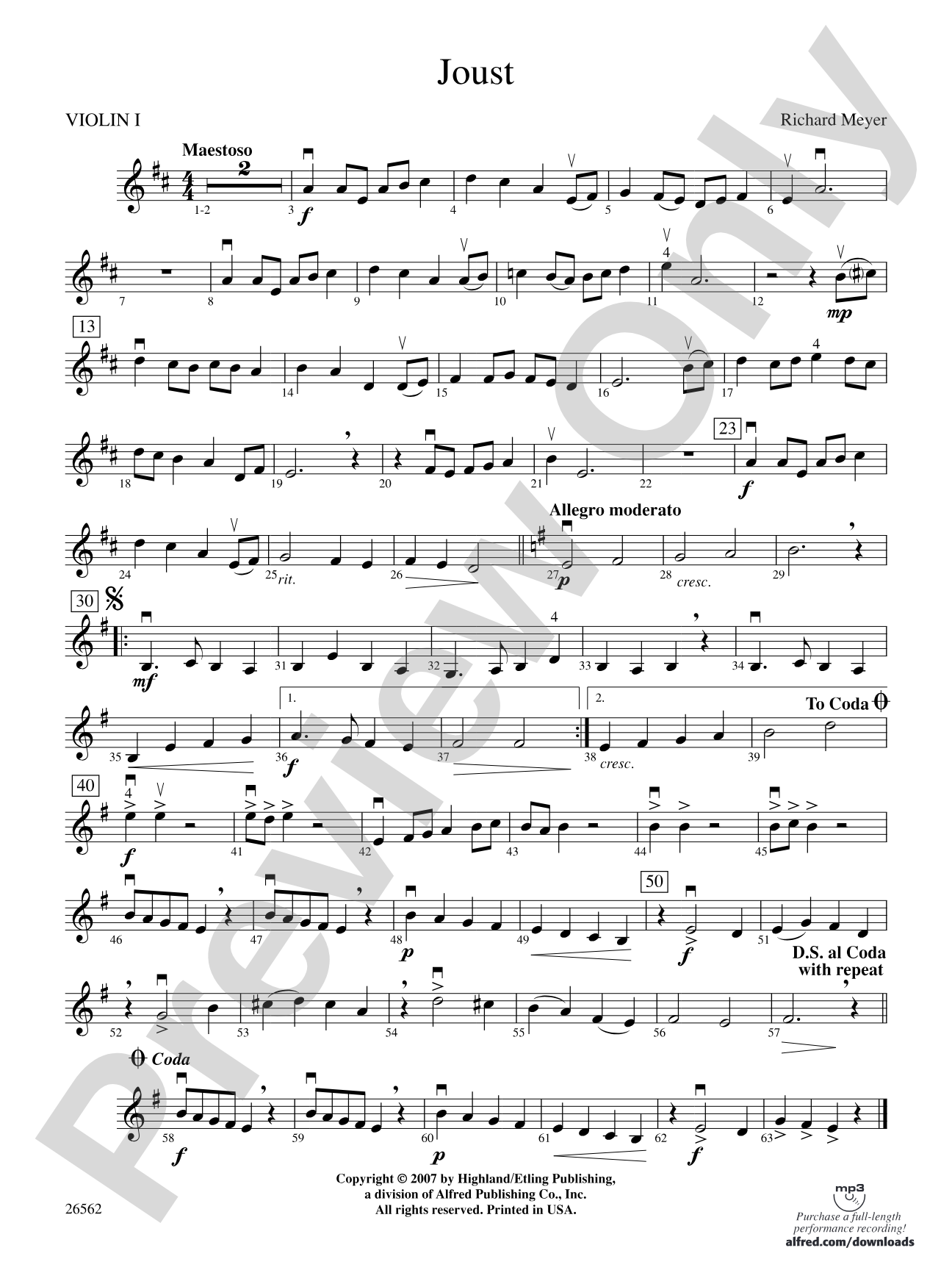 Joust: 1st Violin