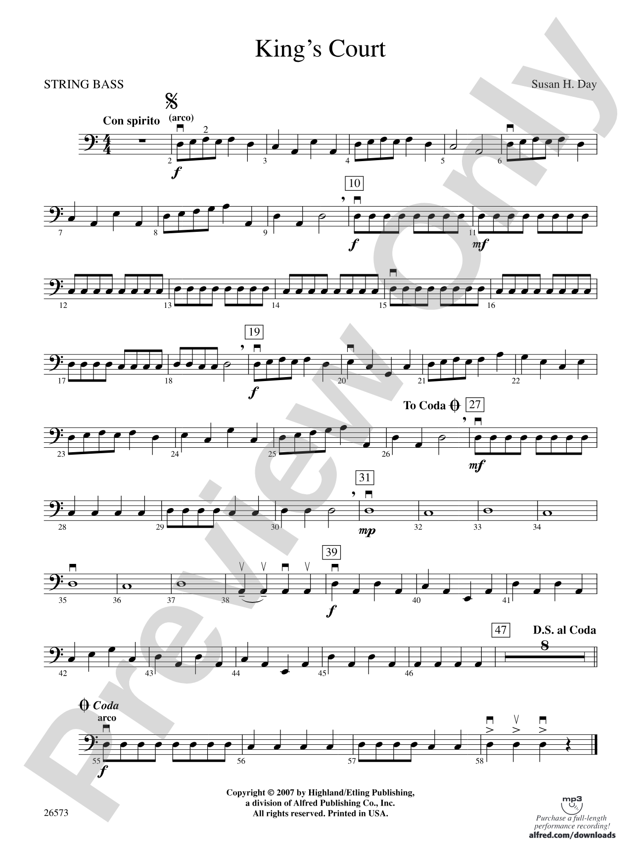 King's Court: String Bass