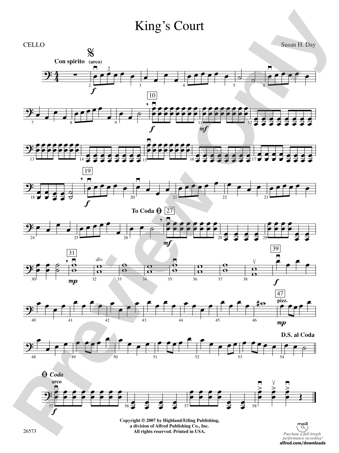 King's Court: Cello