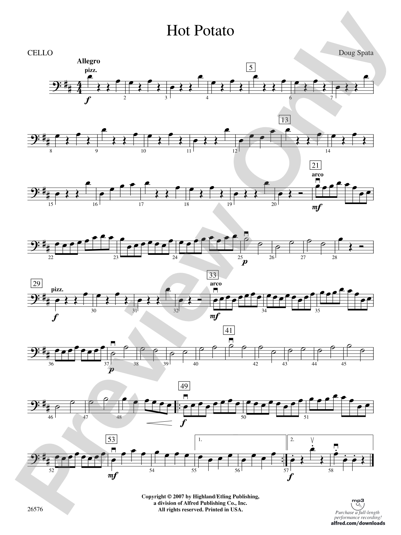 Hot Potato: Cello