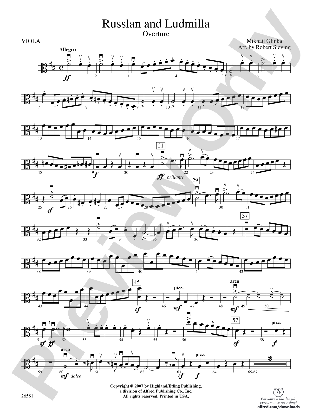 Russlan and Ludmilla: Viola