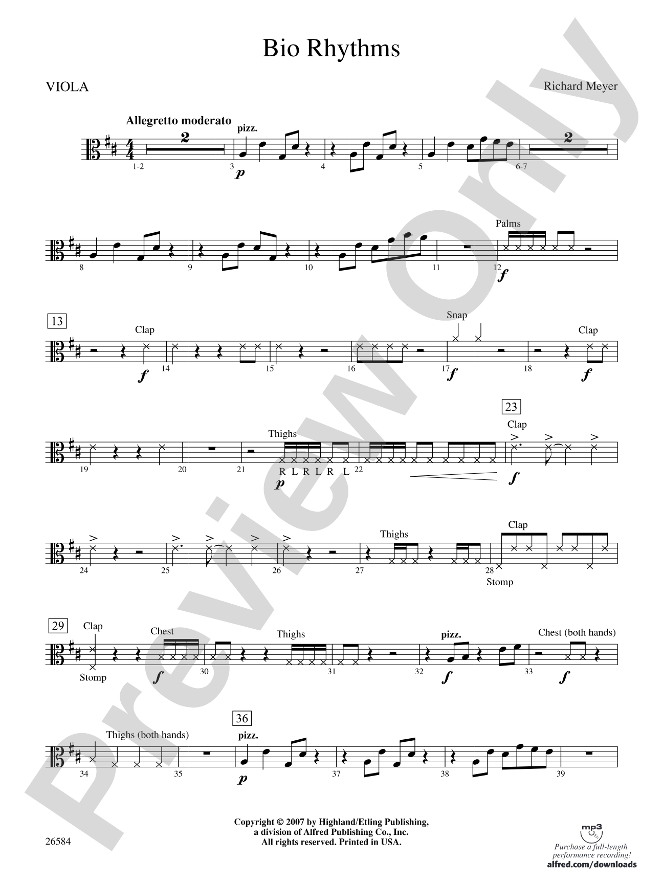 Bio Rhythms: Viola