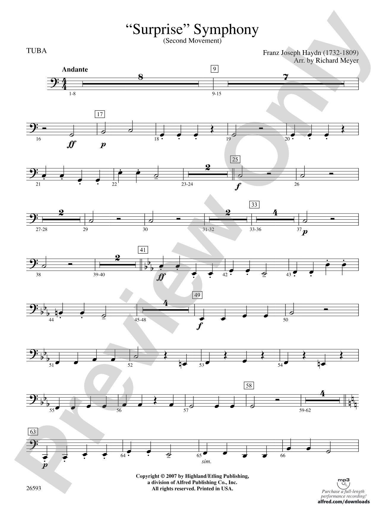 "Surprise" Symphony: Tuba