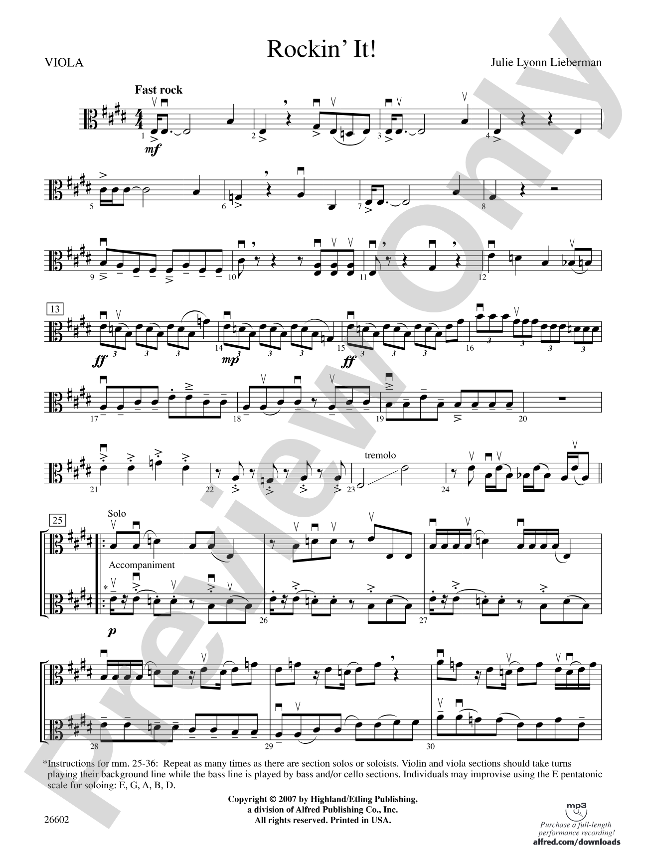 Rockin' It!: Viola