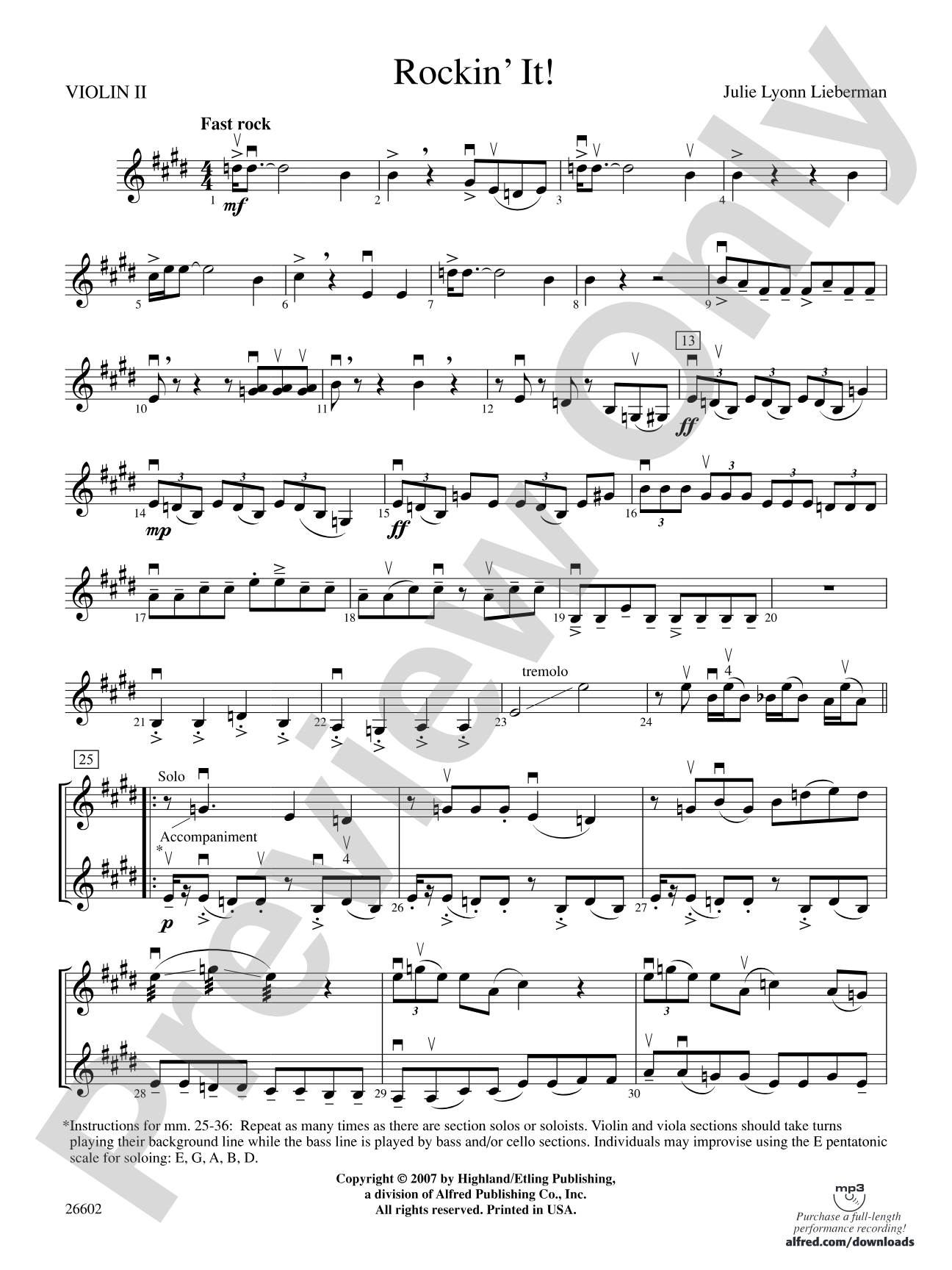 Rockin' It!: 2nd Violin
