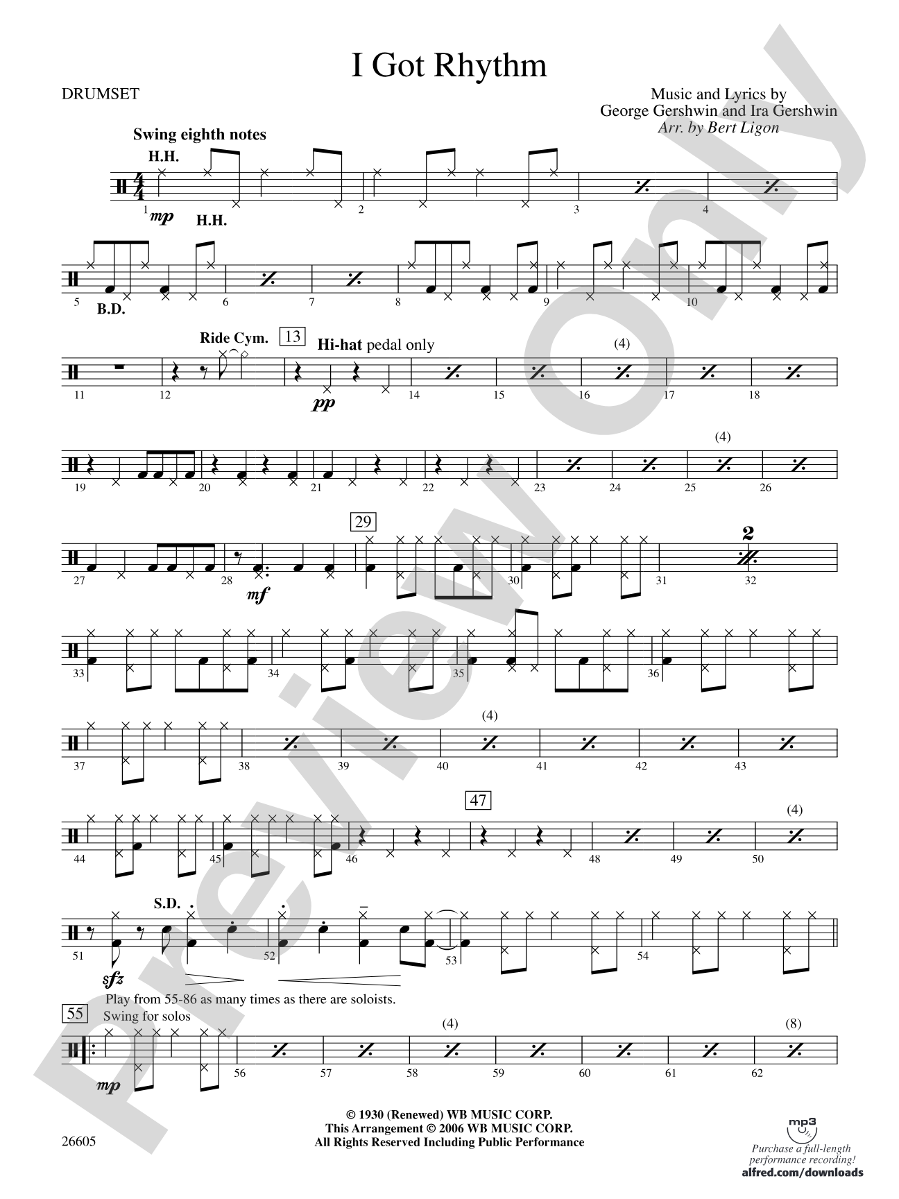 I Got Rhythm: Drums