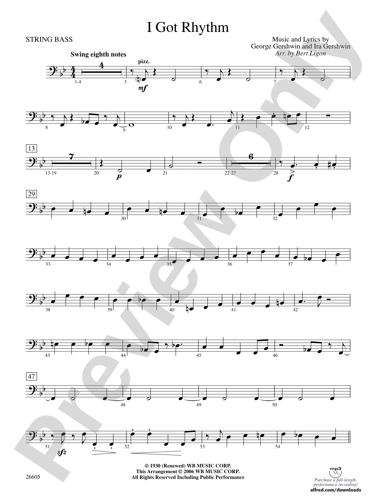 I Got Rhythm: String Bass