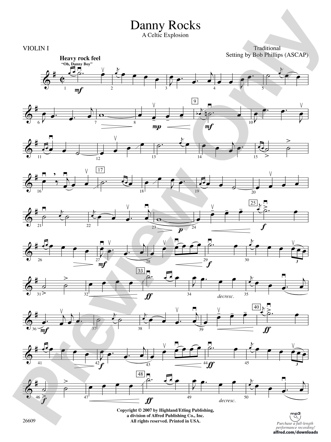Danny Rocks: 1st Violin