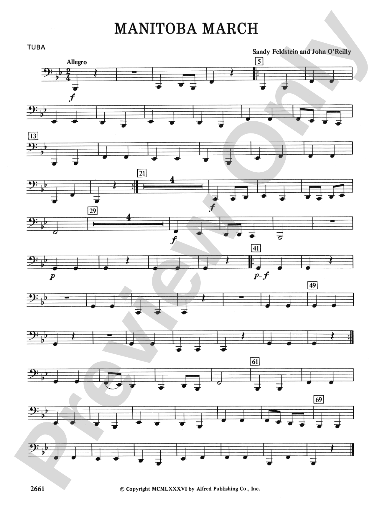 Manitoba March: Tuba