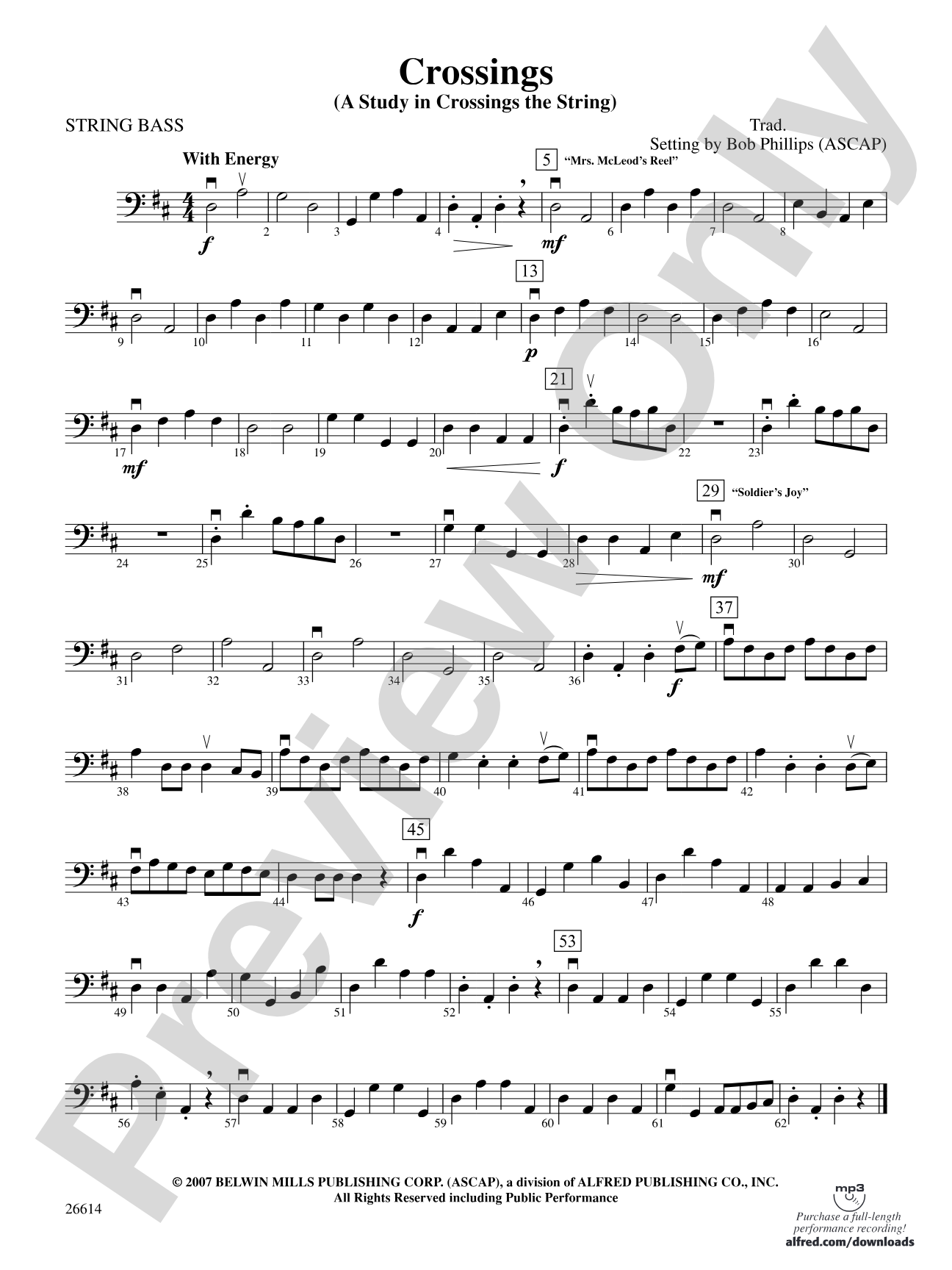Crossings: String Bass