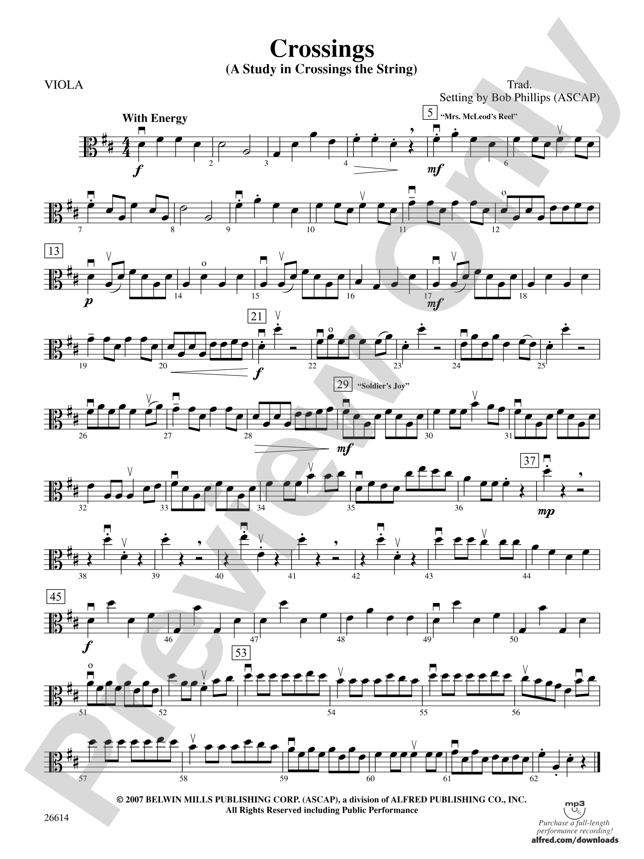 Crossings: Viola