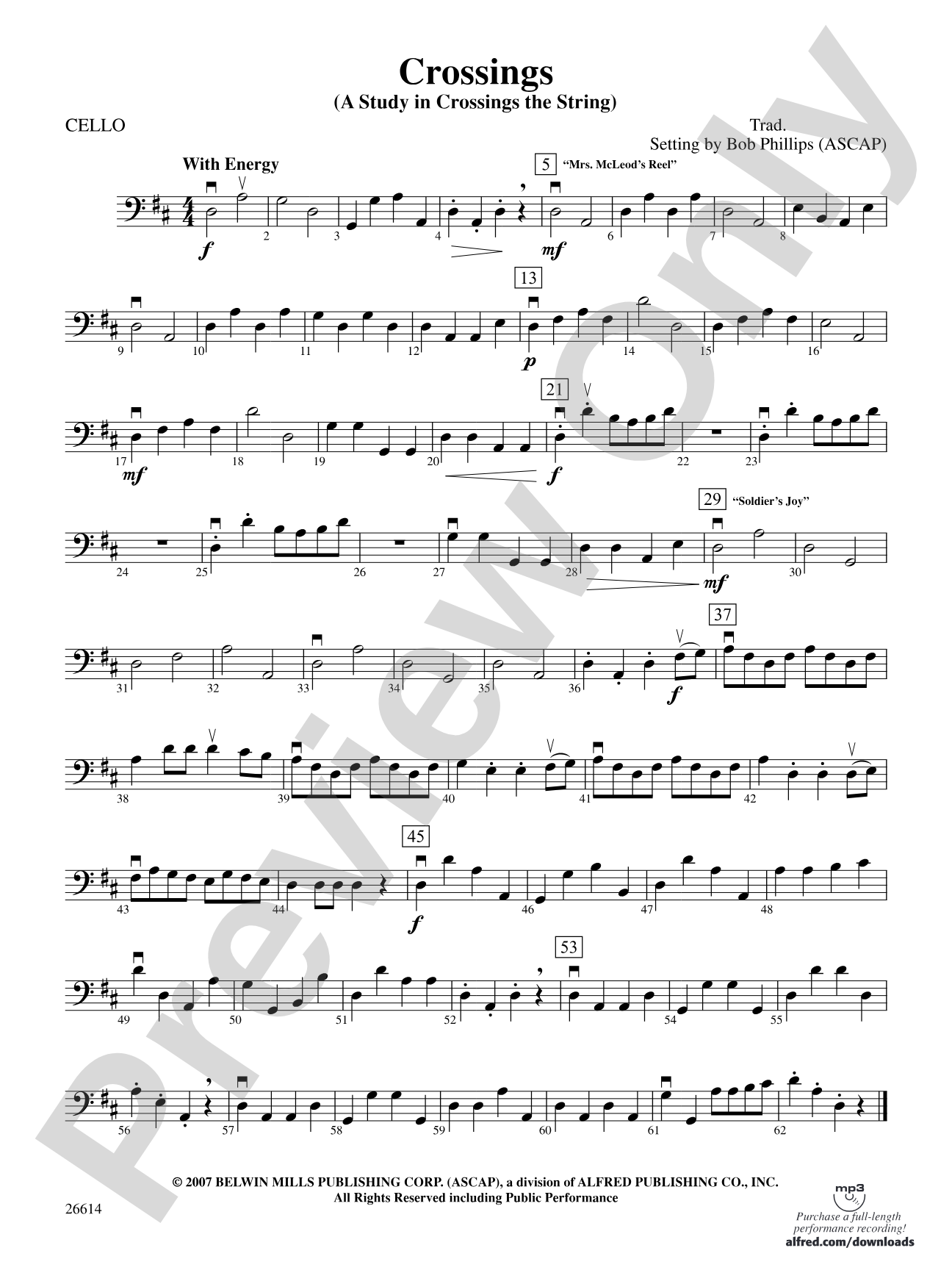 Crossings: Cello