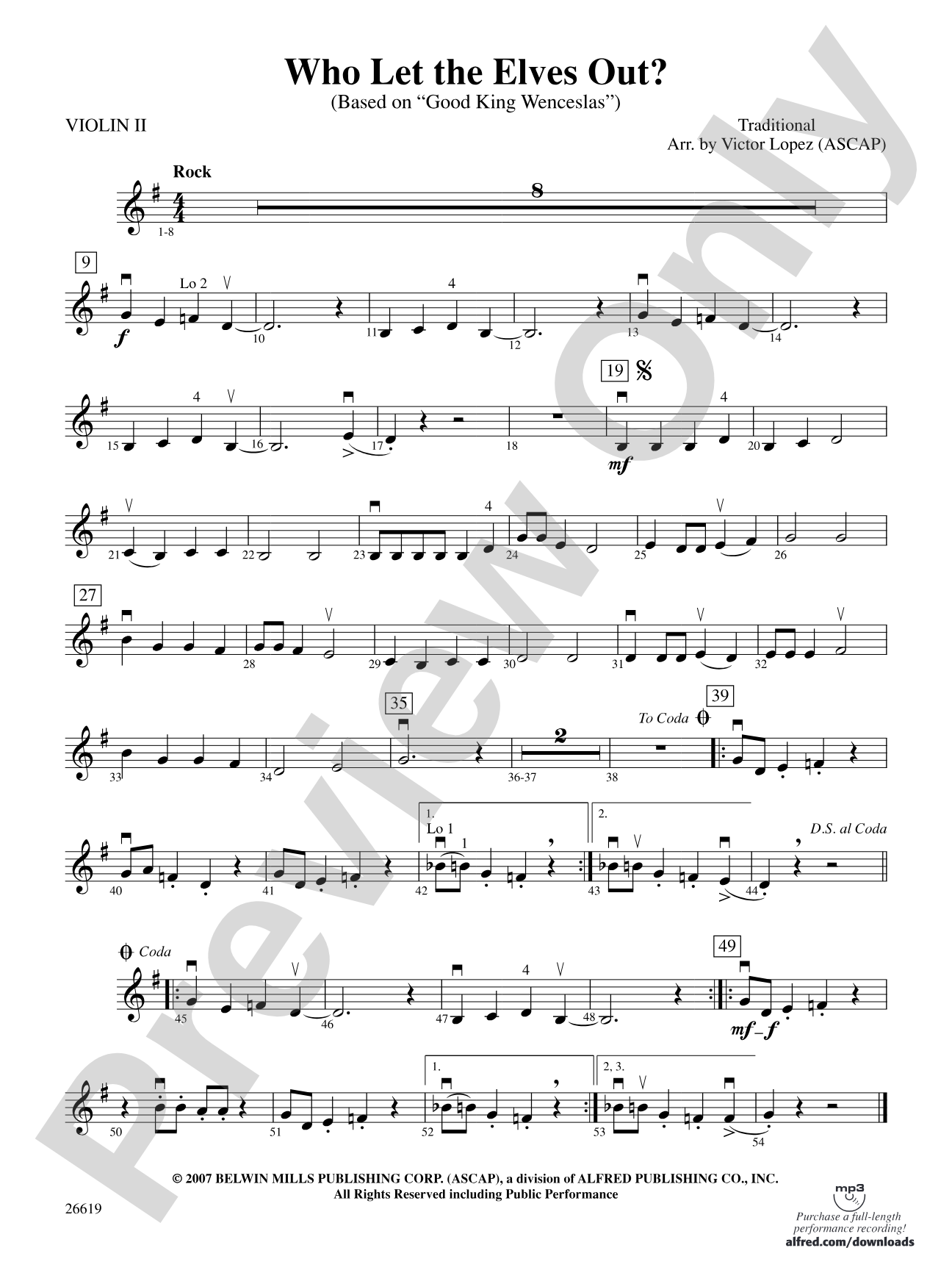 Who Let the Elves Out?: 2nd Violin