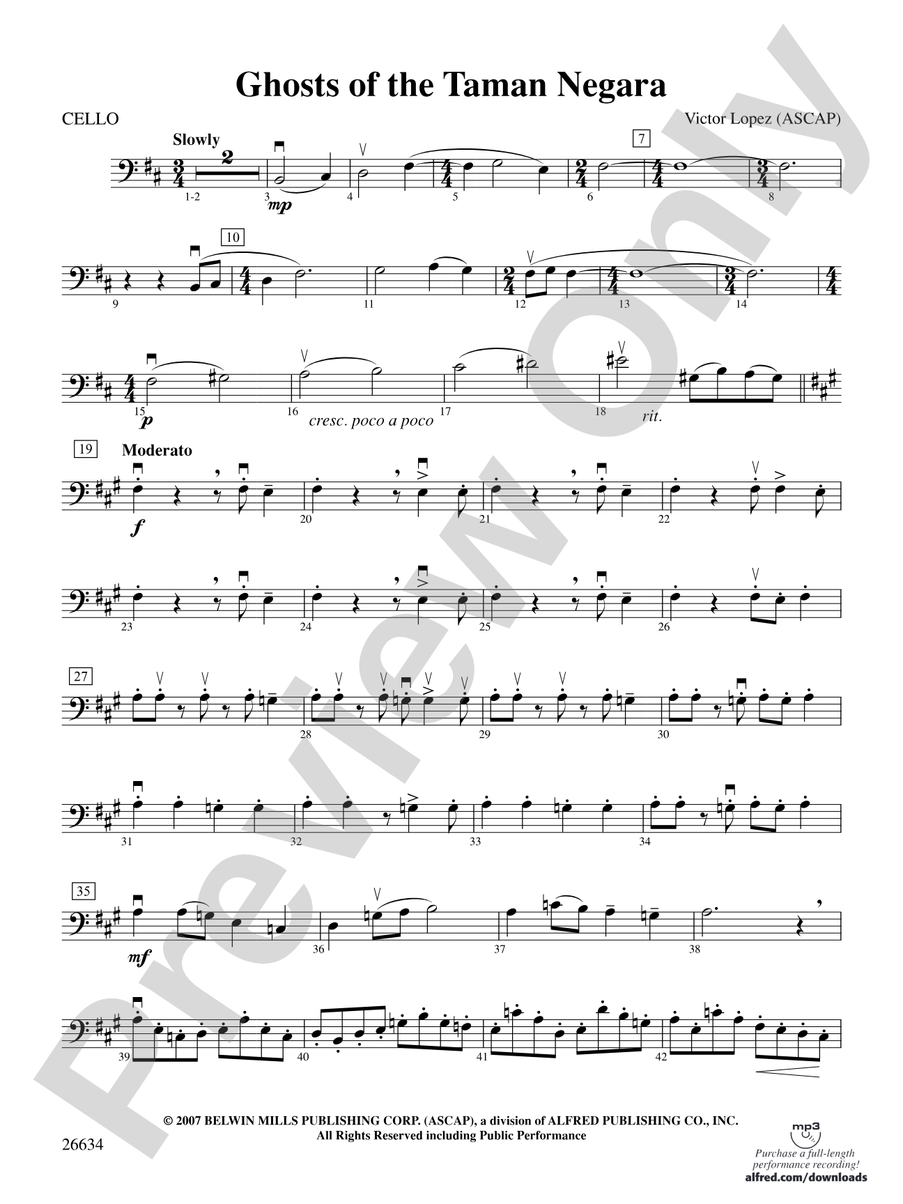 Ghosts of the Taman Negara: Cello