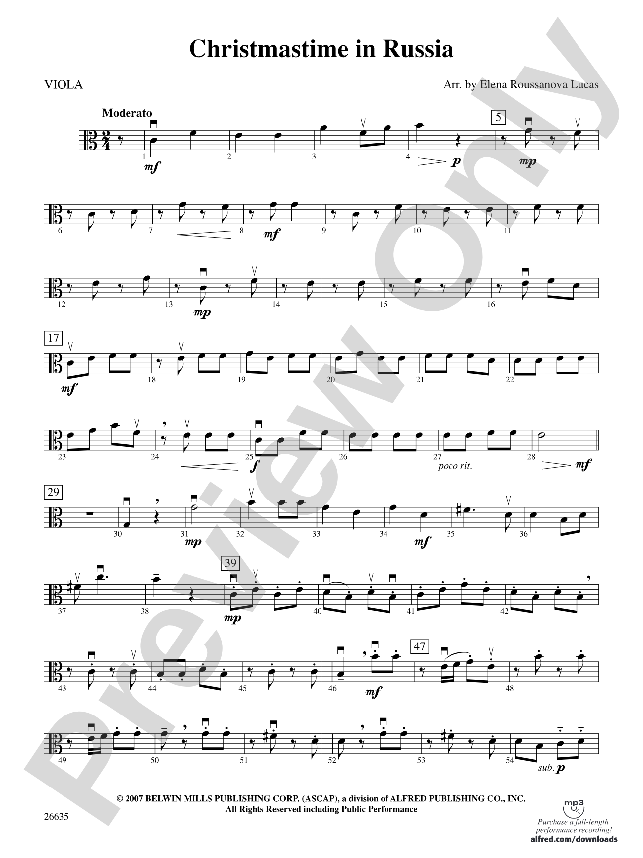 Christmastime in Russia: Viola