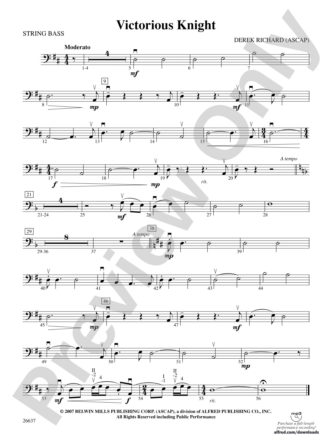 Victorious Knight: String Bass