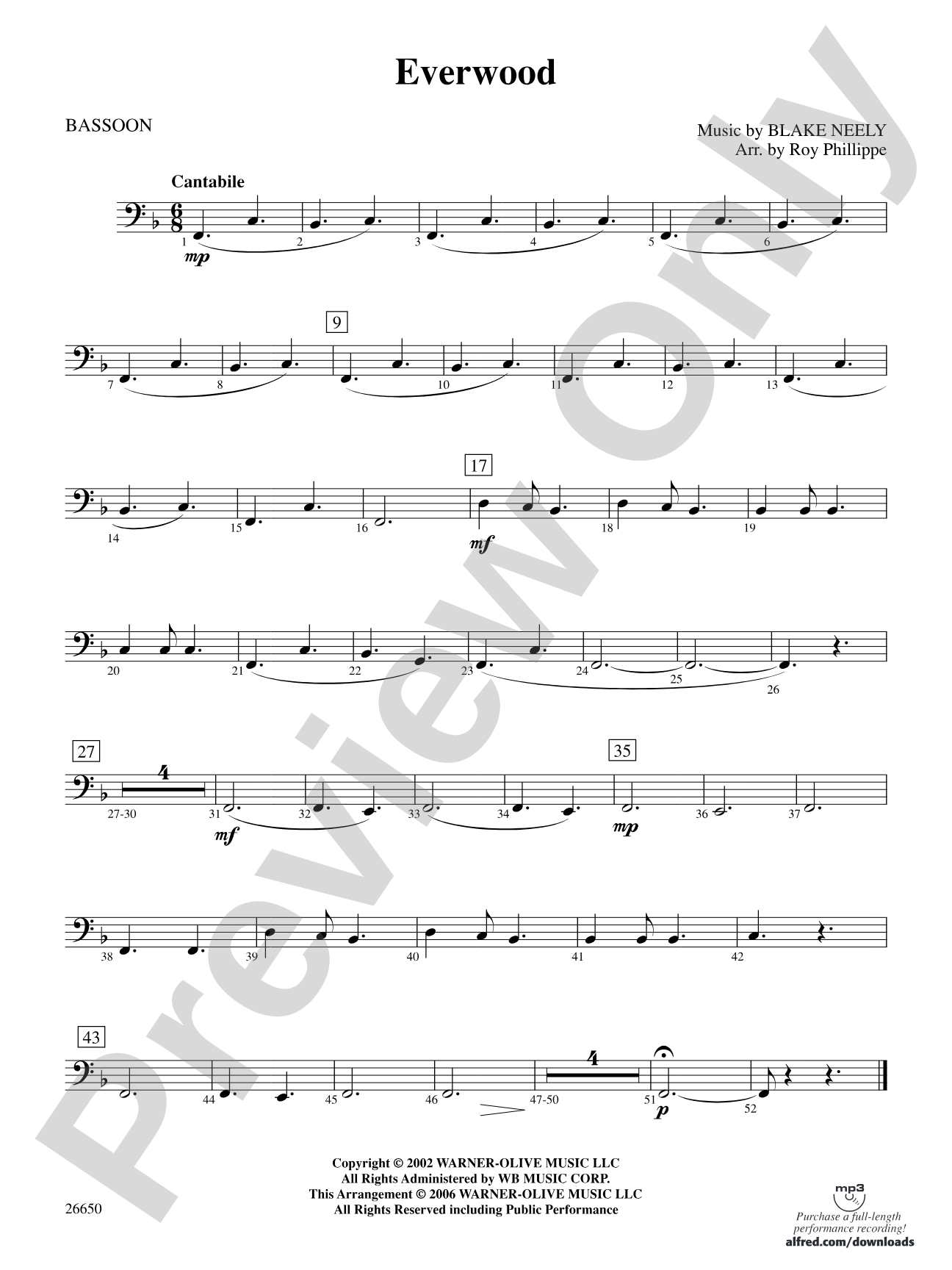 Everwood, Theme from: Bassoon