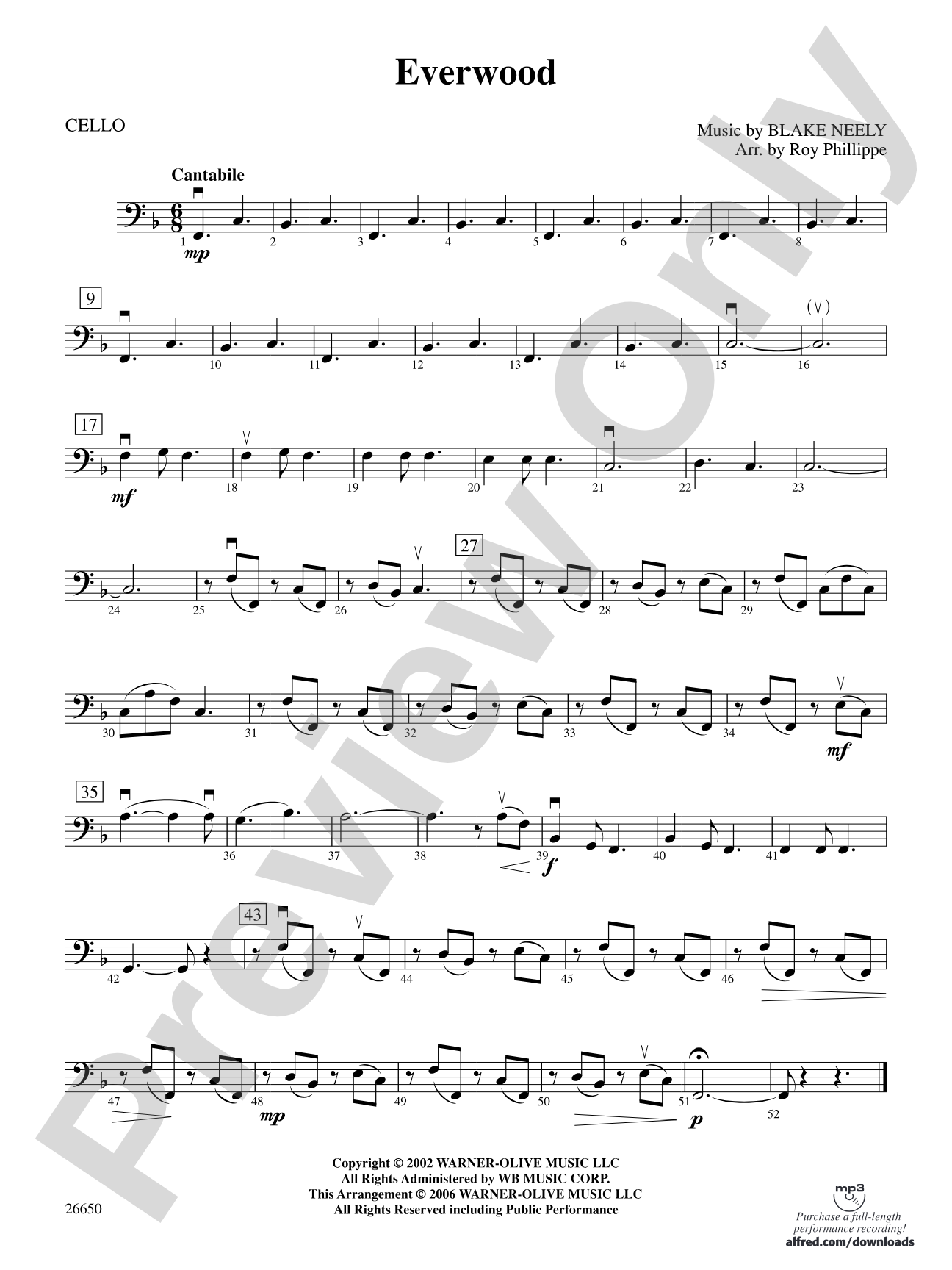Everwood, Theme from: Cello