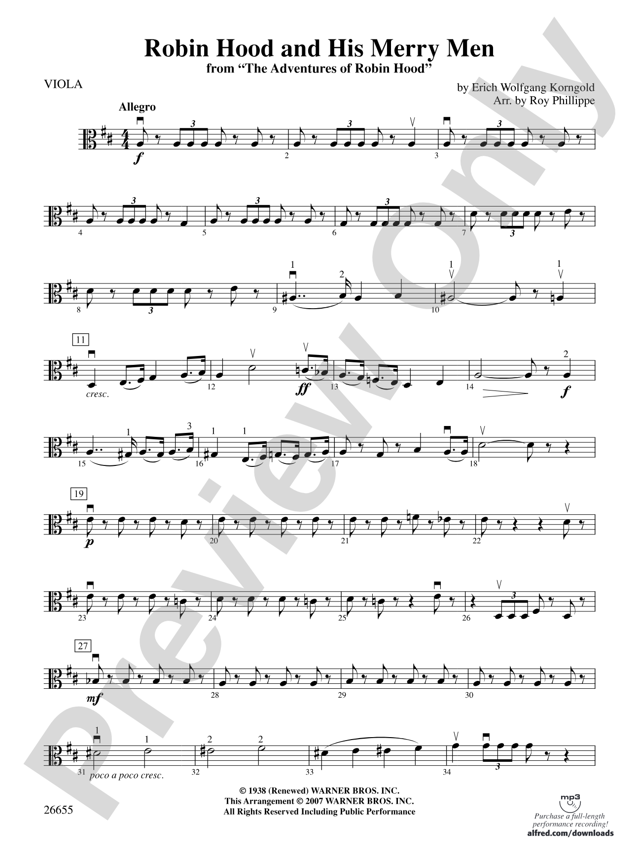 Robin Hood and His Merry Men: Viola