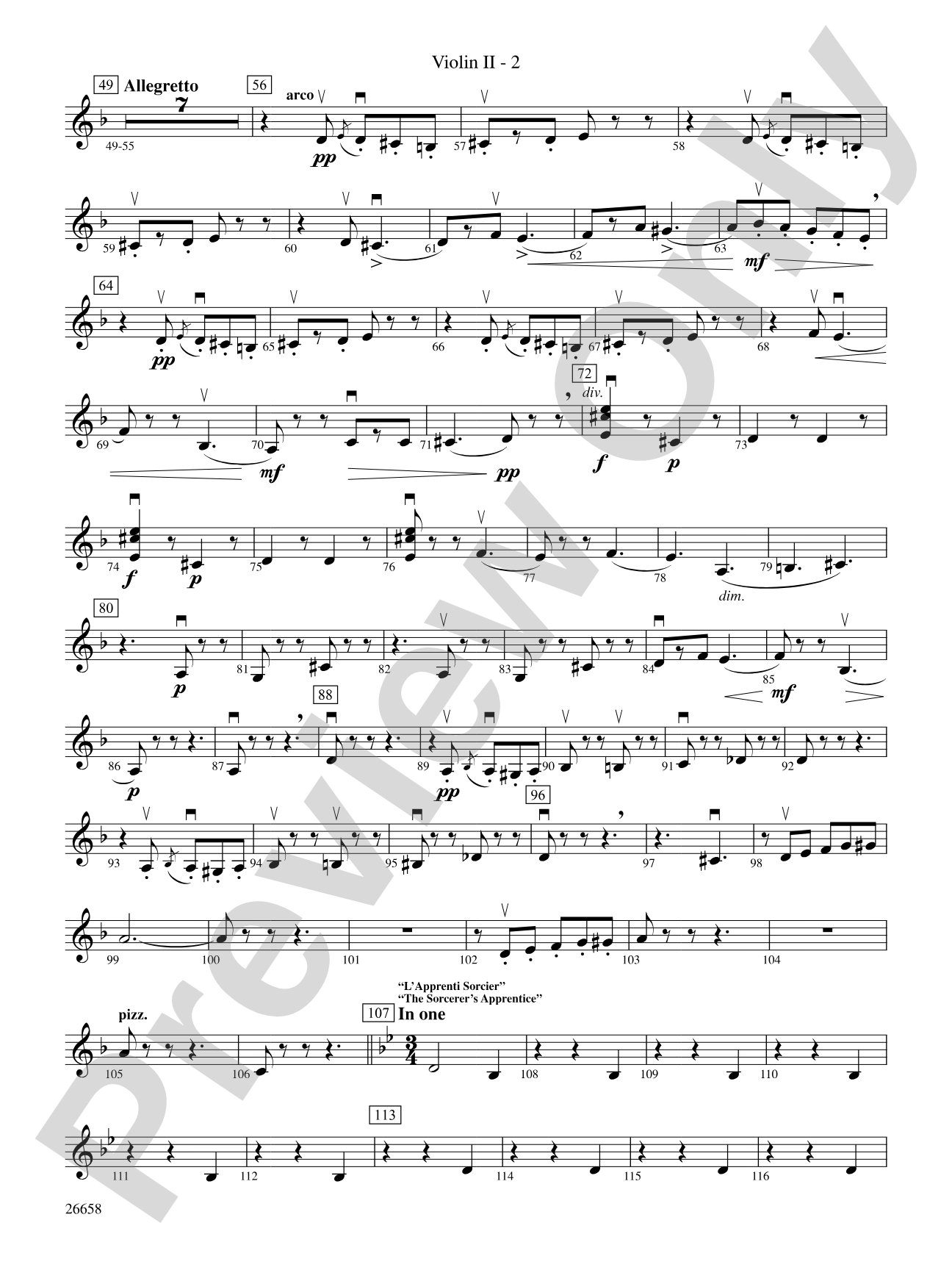 Halloween Spooktacular: 2nd Violin