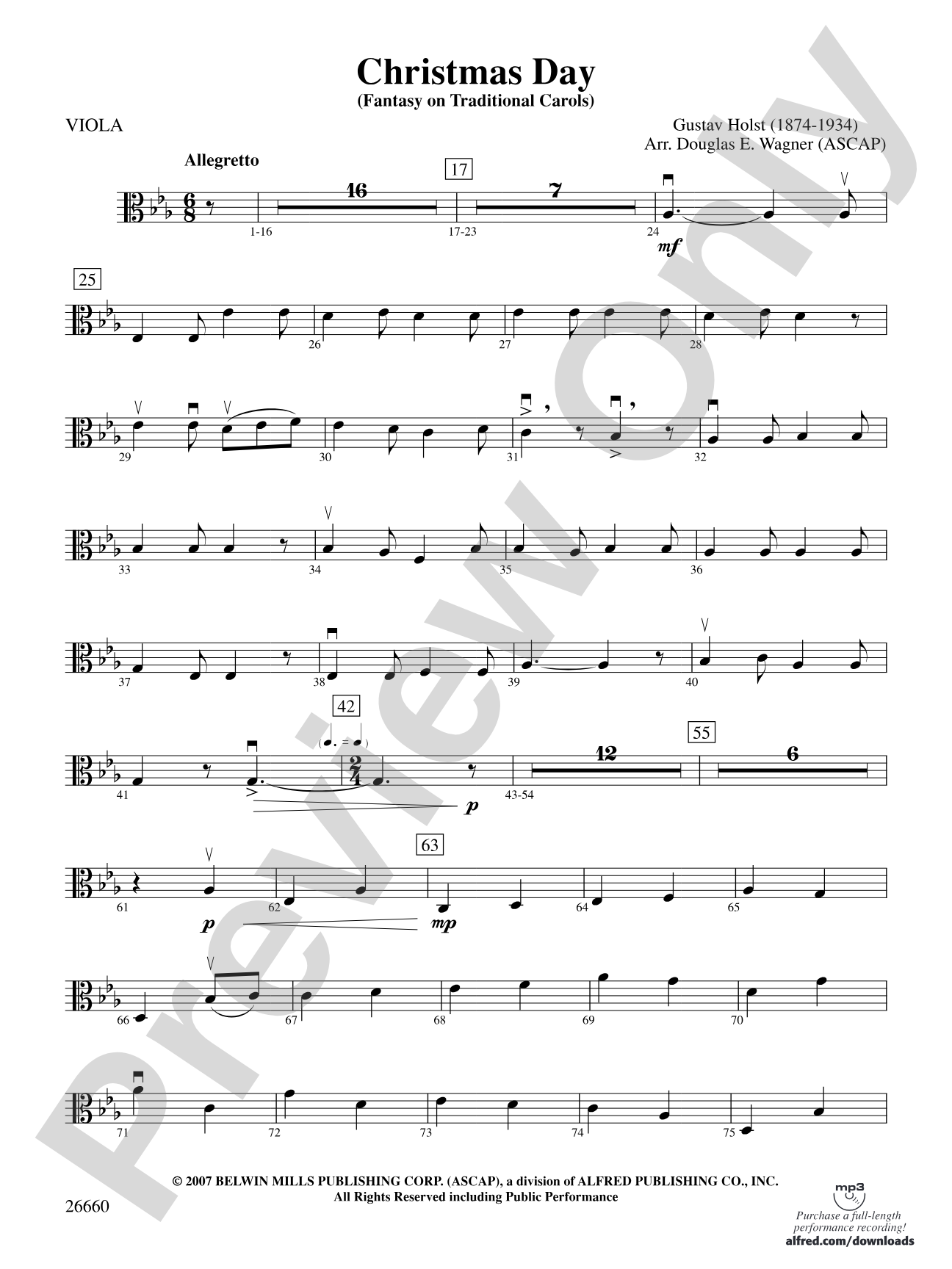 Christmas Day: Viola