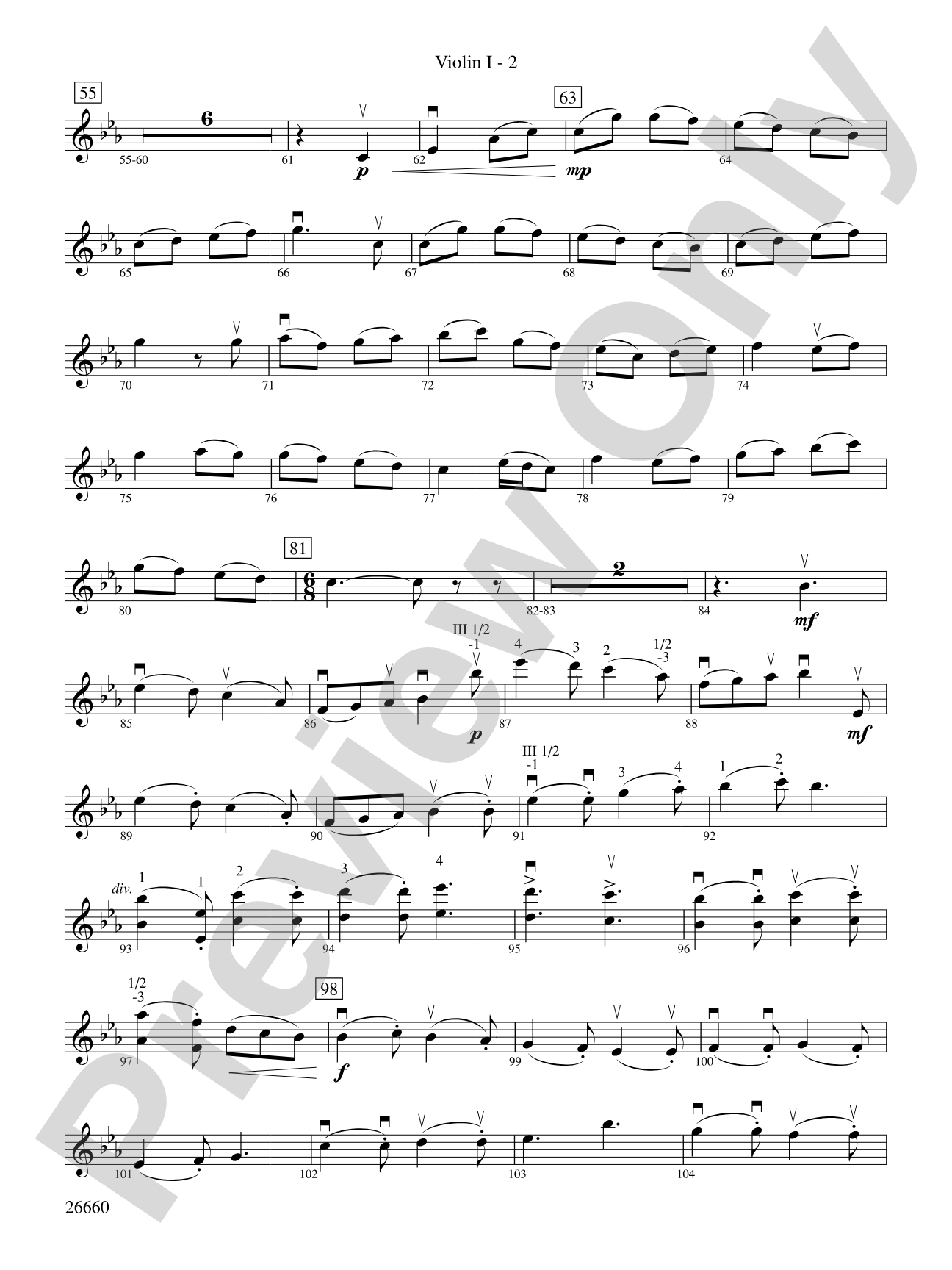 Christmas Day: 1st Violin