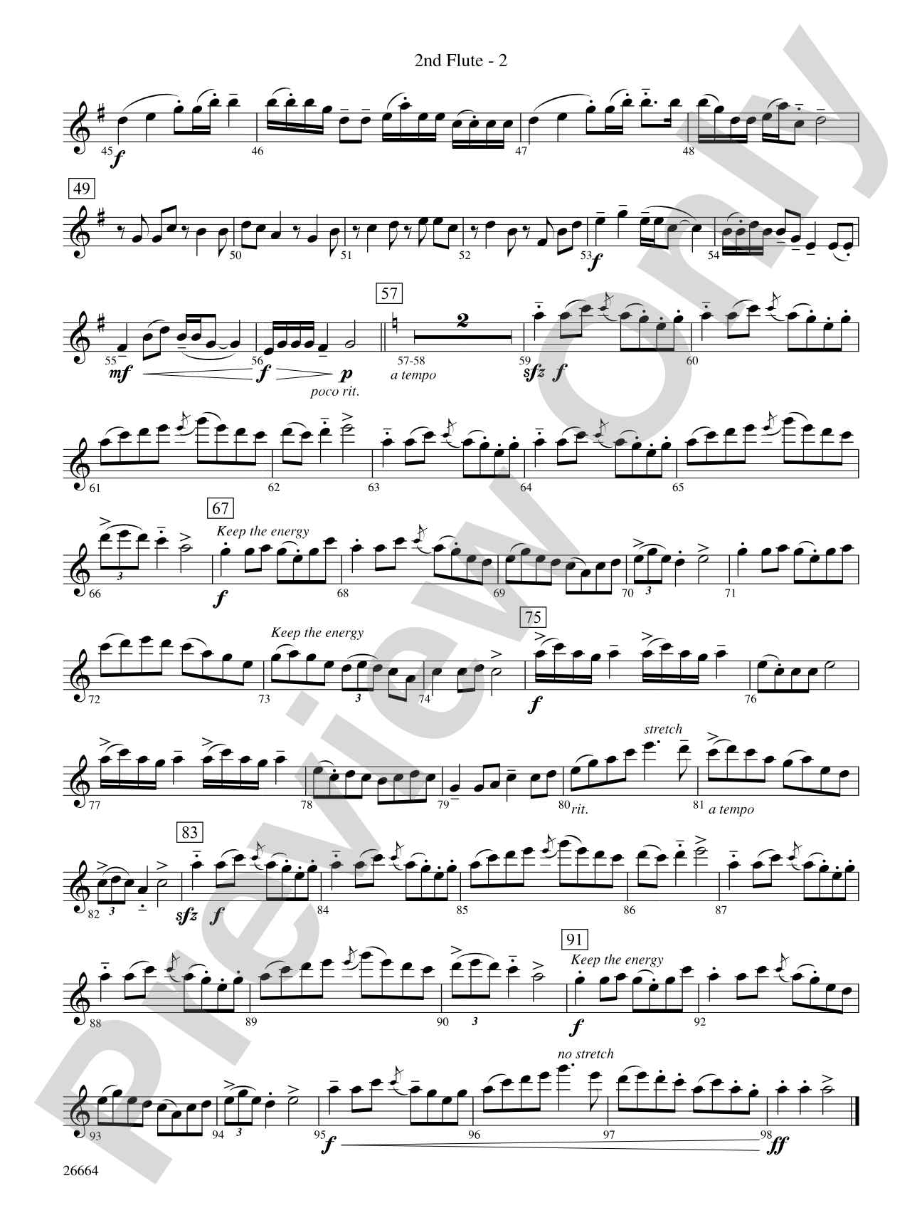 Tatarian Dances: 2nd Flute