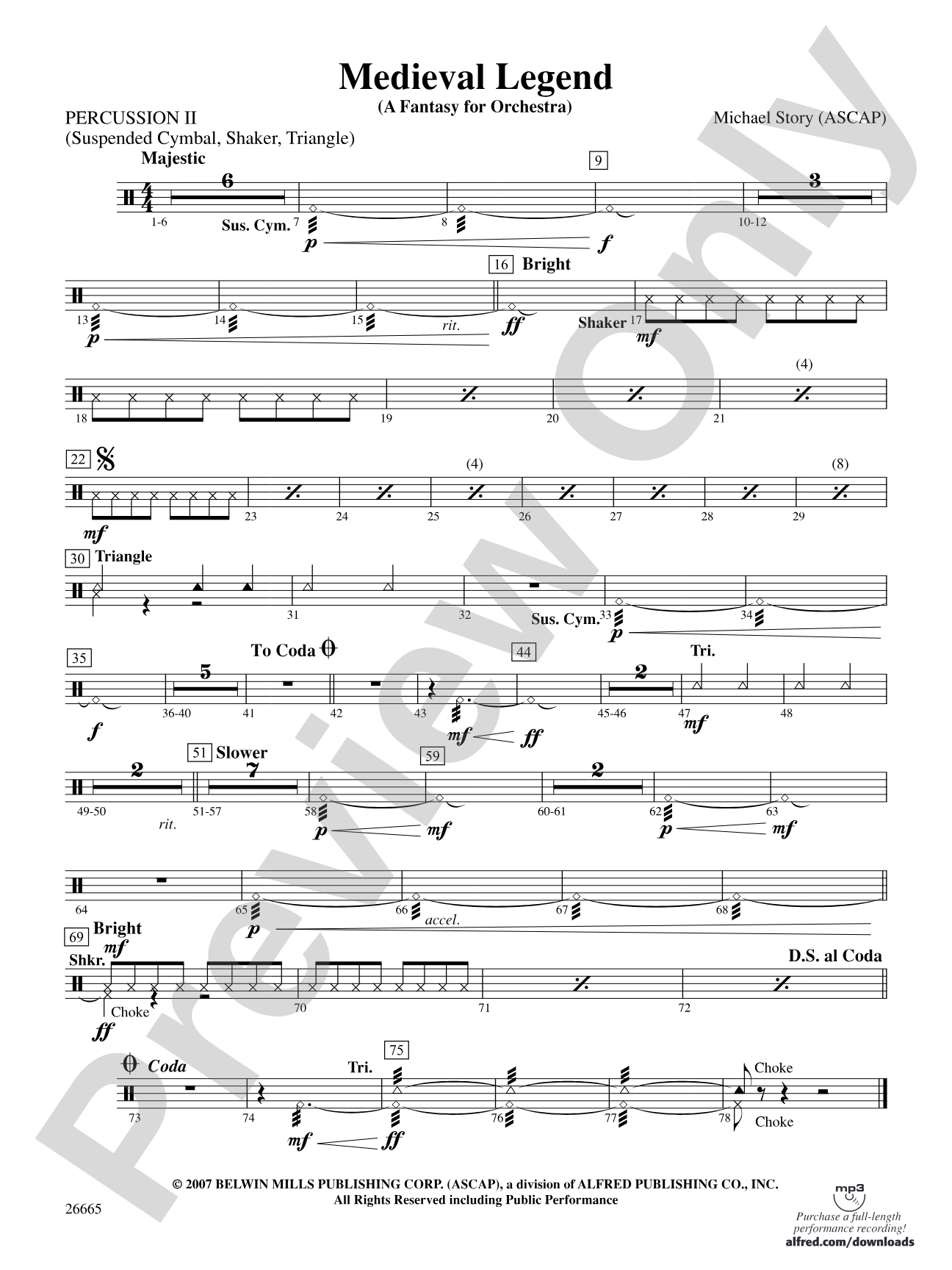 Medieval Legend: 2nd Percussion