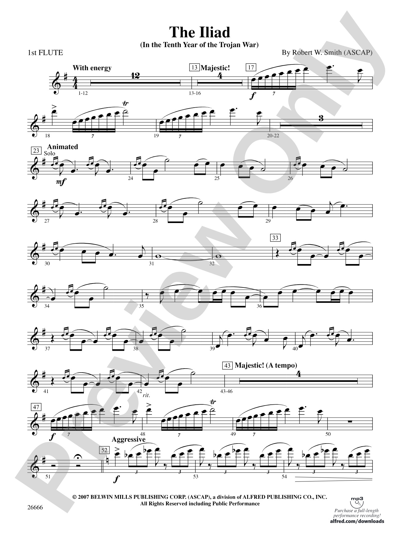 The Iliad: Flute