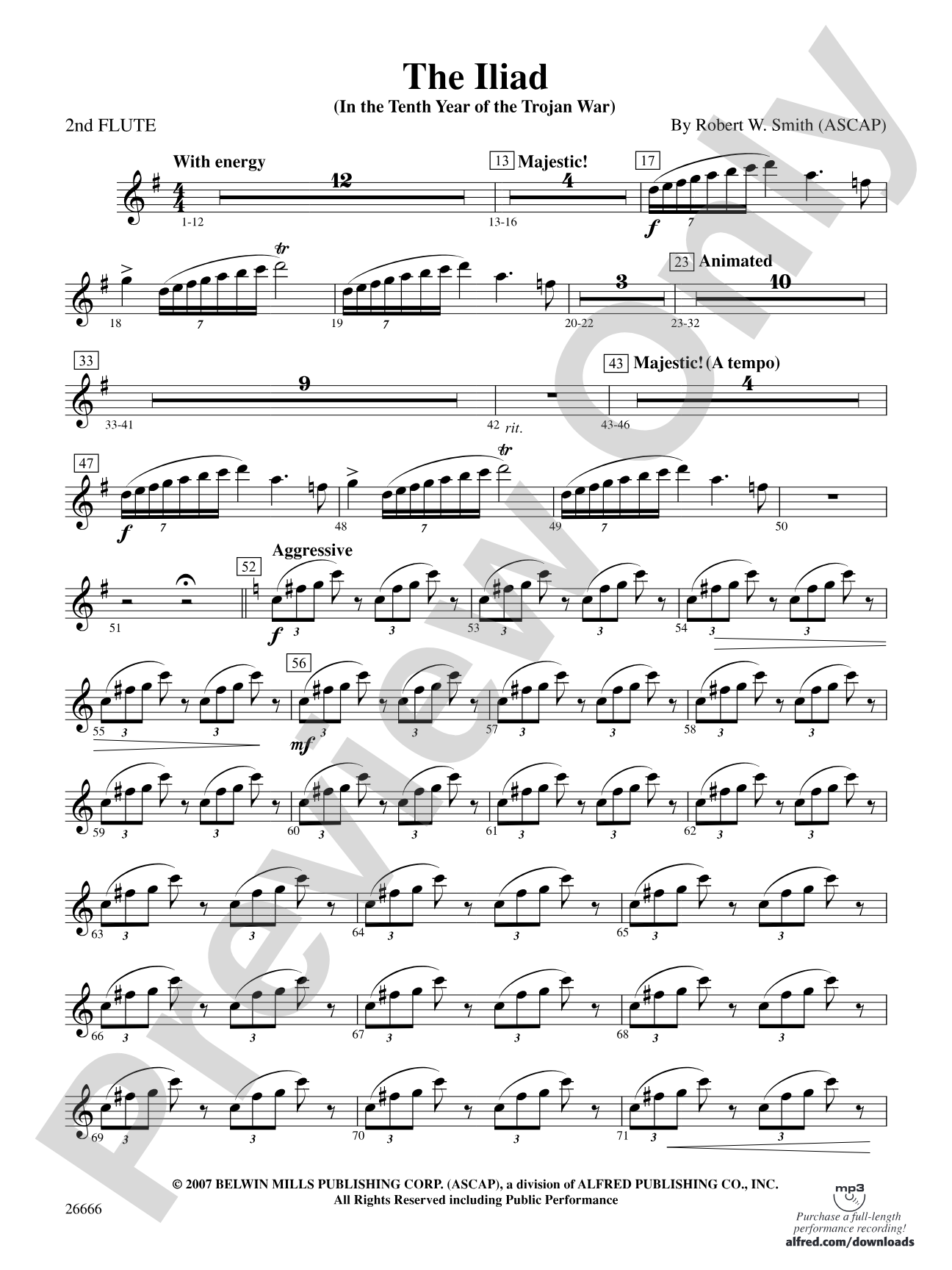 The Iliad: 2nd Flute