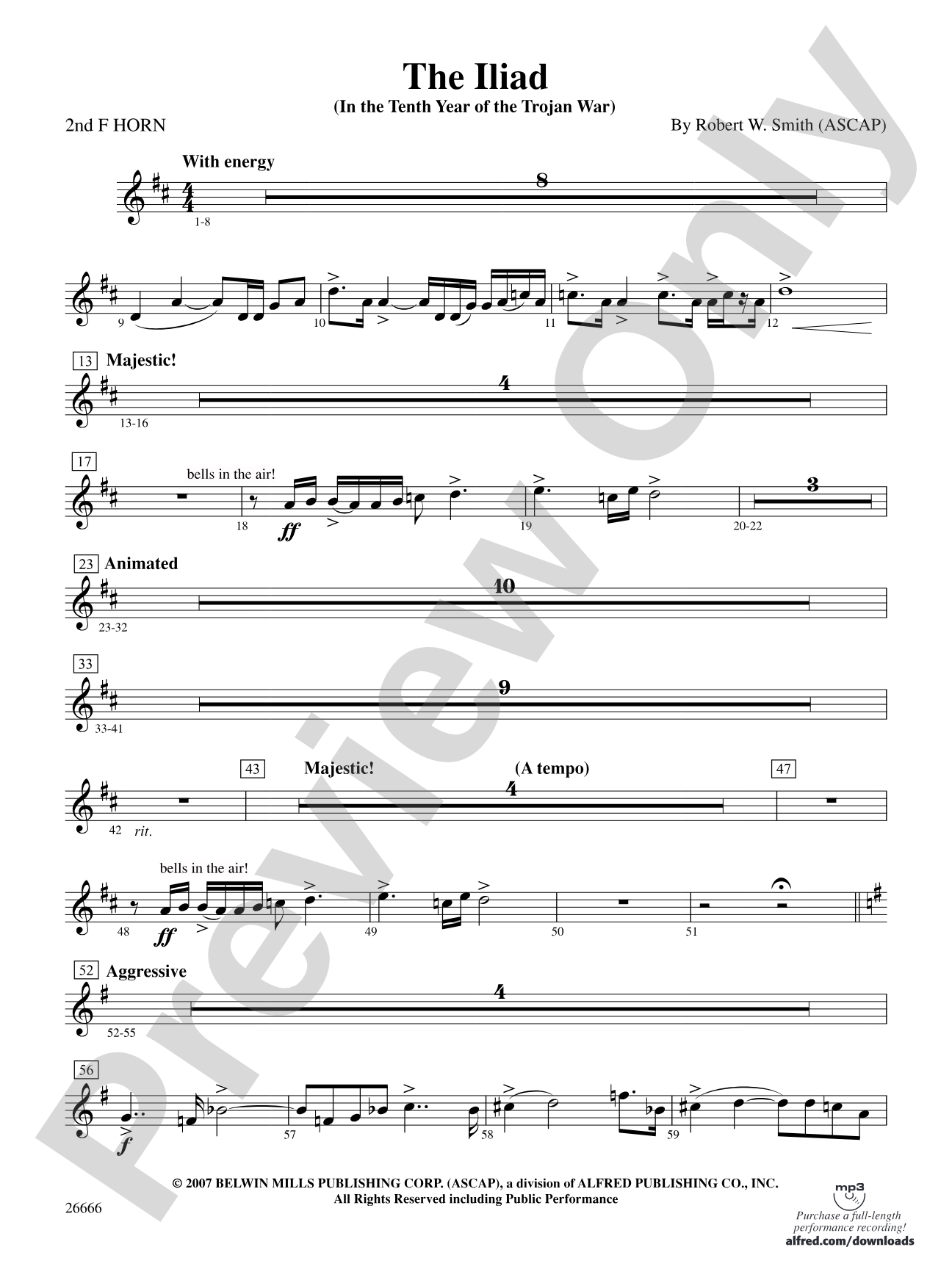The Iliad: 2nd F Horn