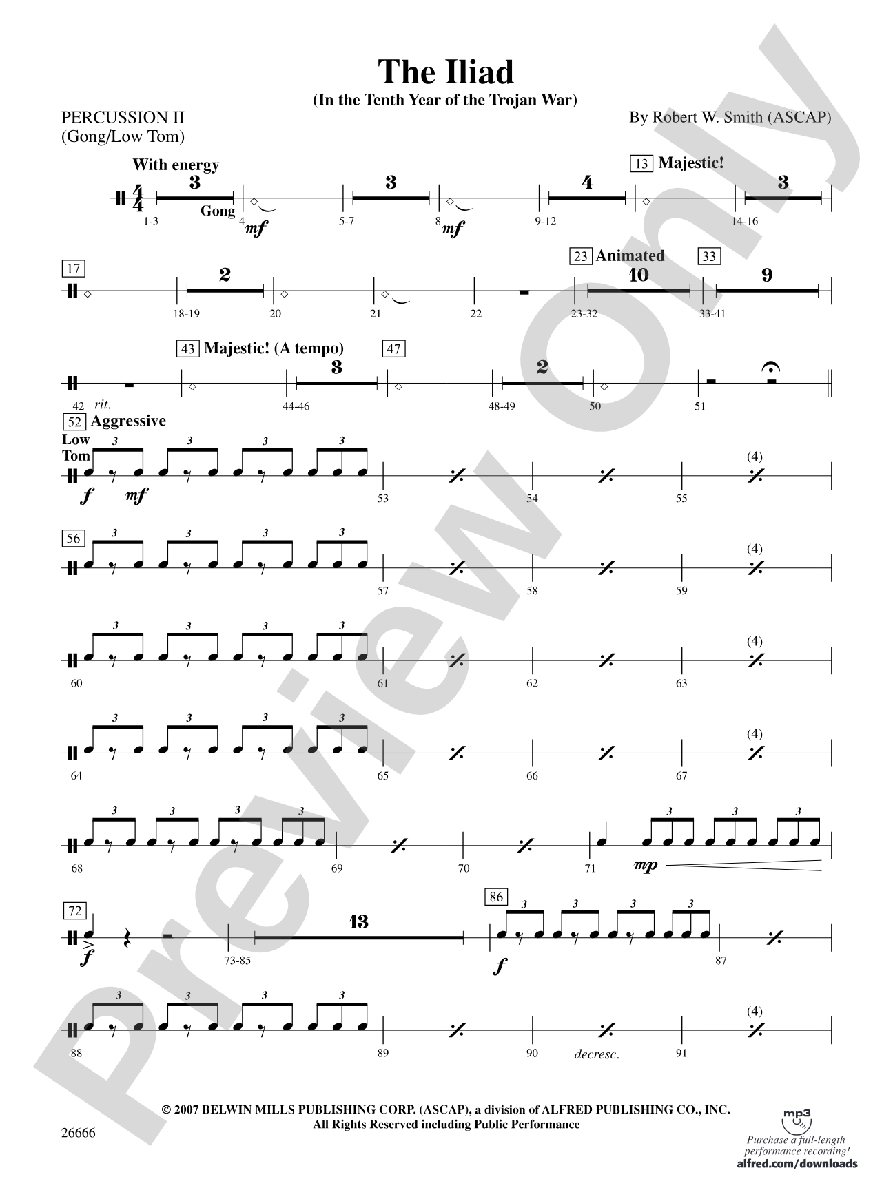 The Iliad: 2nd Percussion