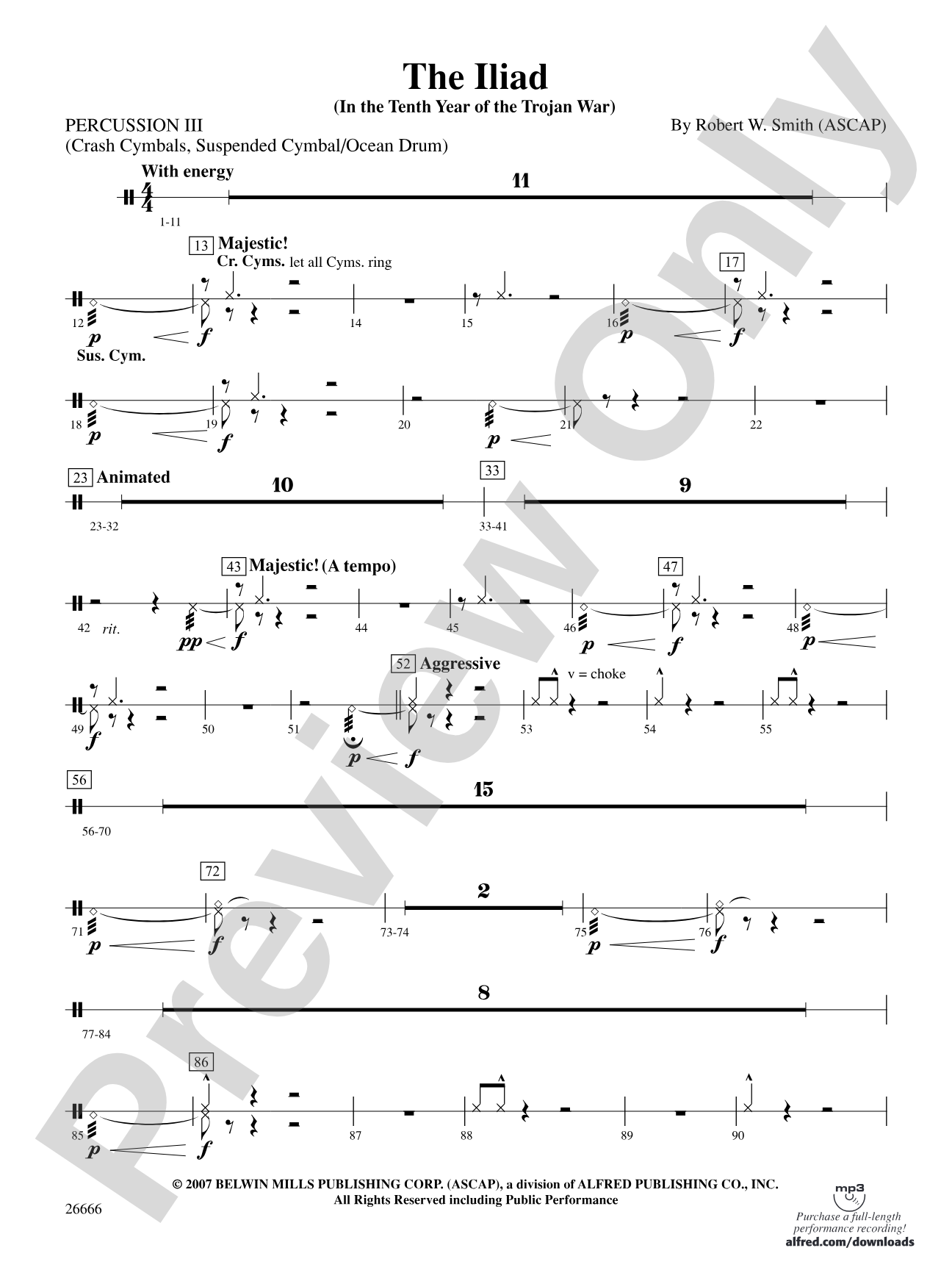 The Iliad: 3rd Percussion