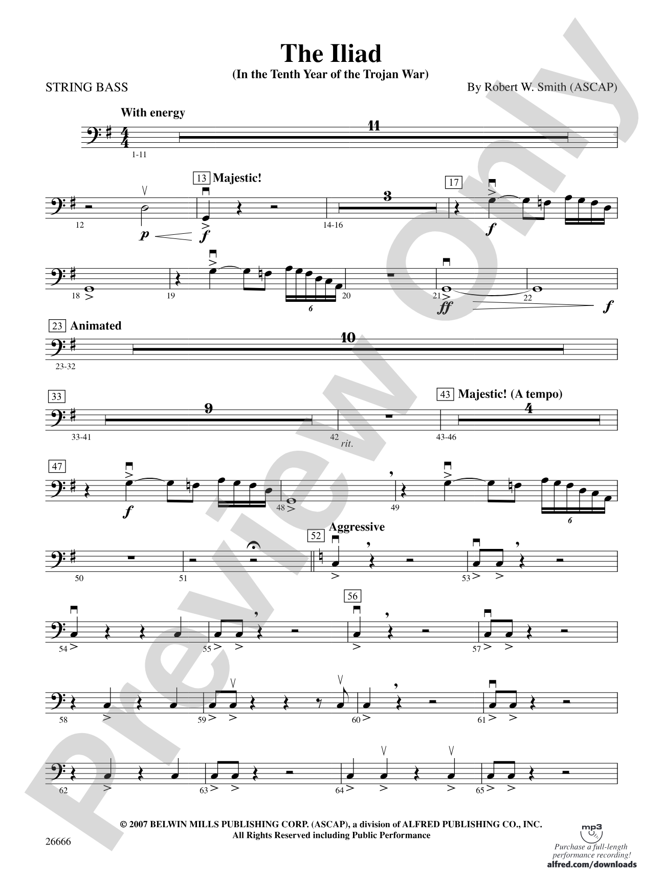 The Iliad: String Bass